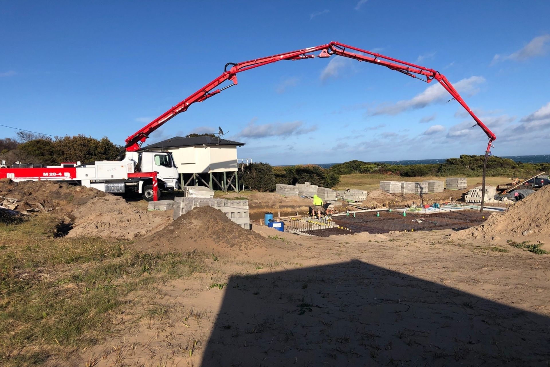 Concrete Slab. Photography: Hawksley Developments