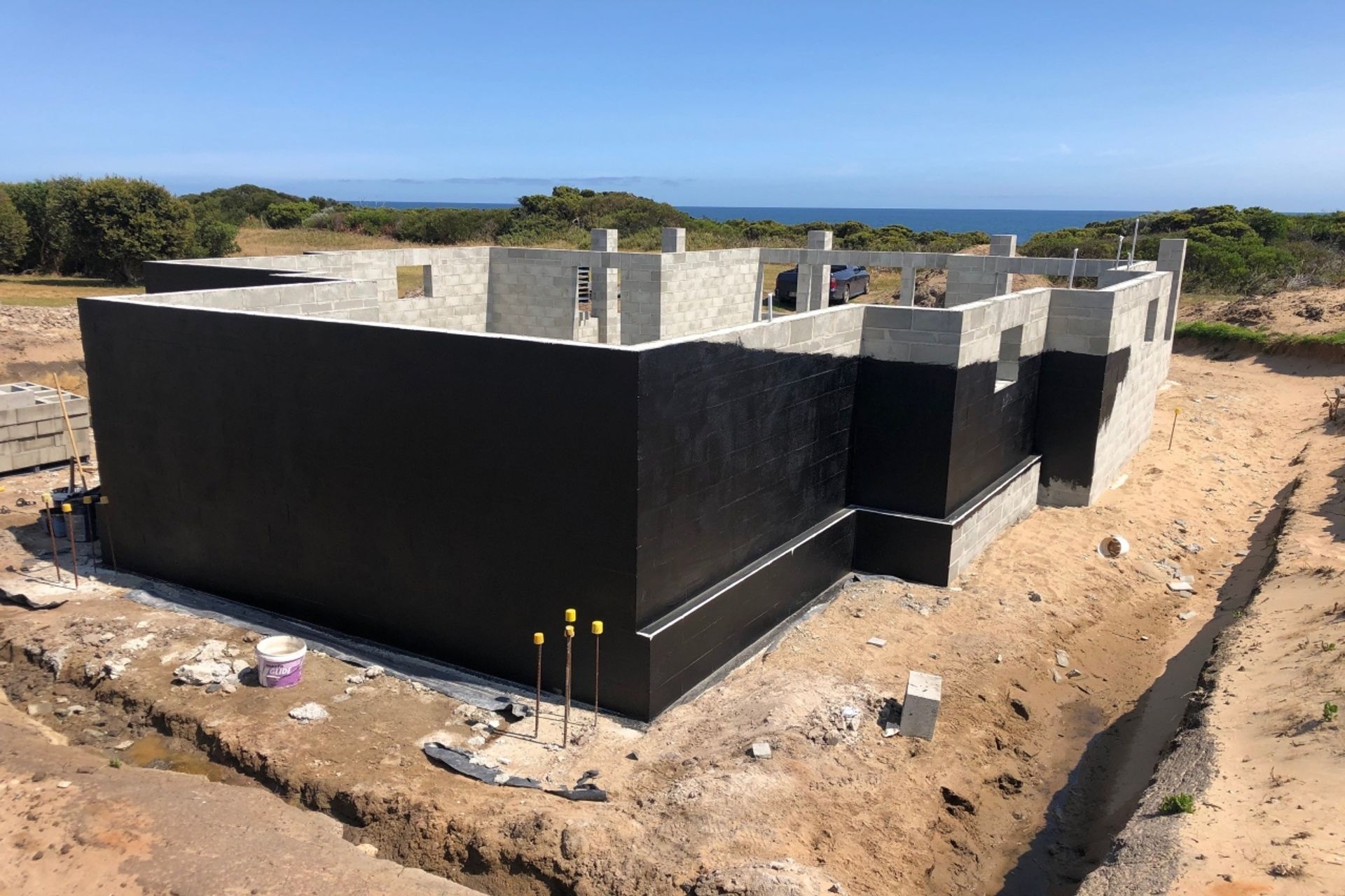 Waterproofing. Photography: Hawksley Developments