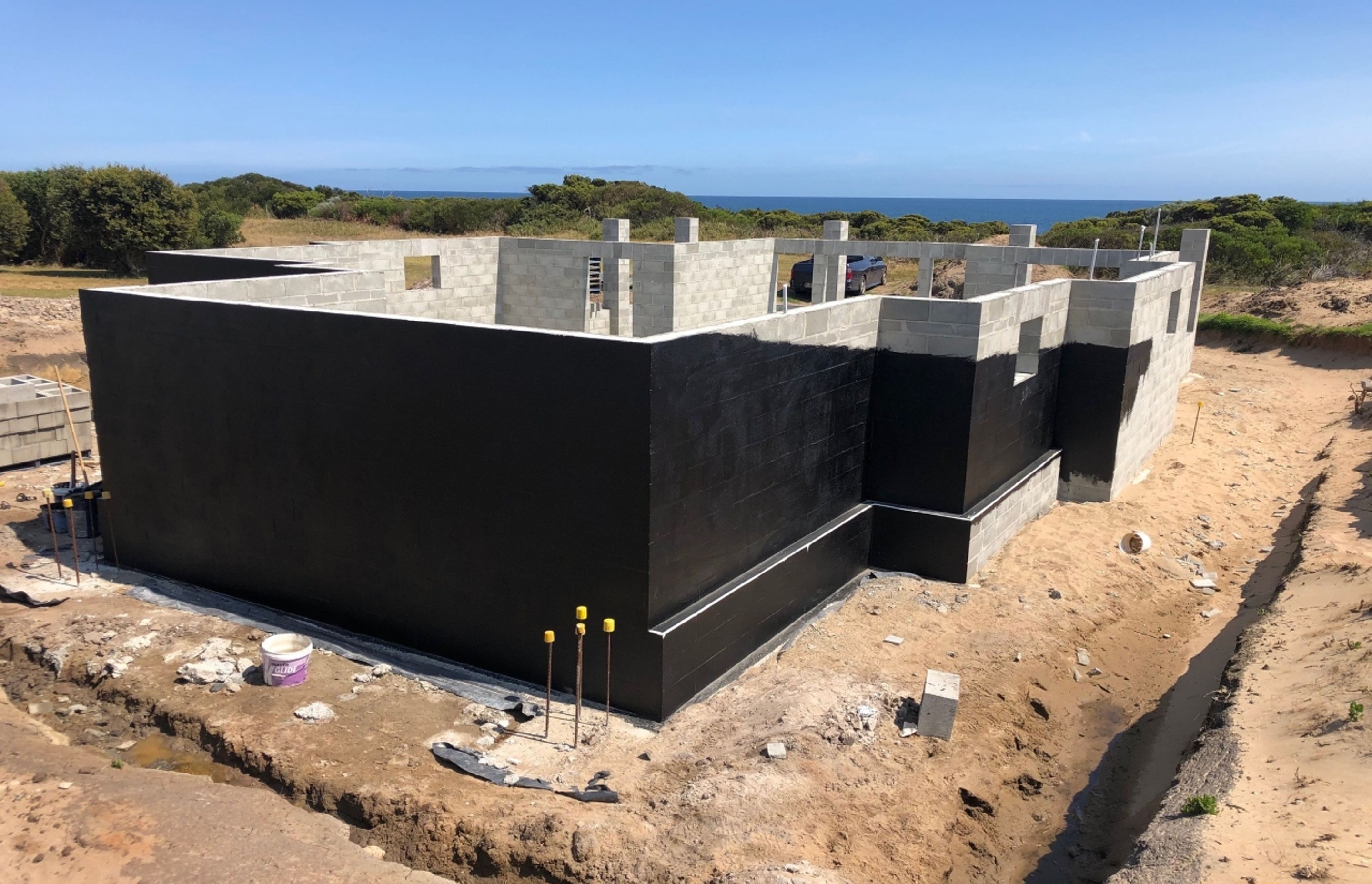 Waterproofing. Photography: Hawksley Developments