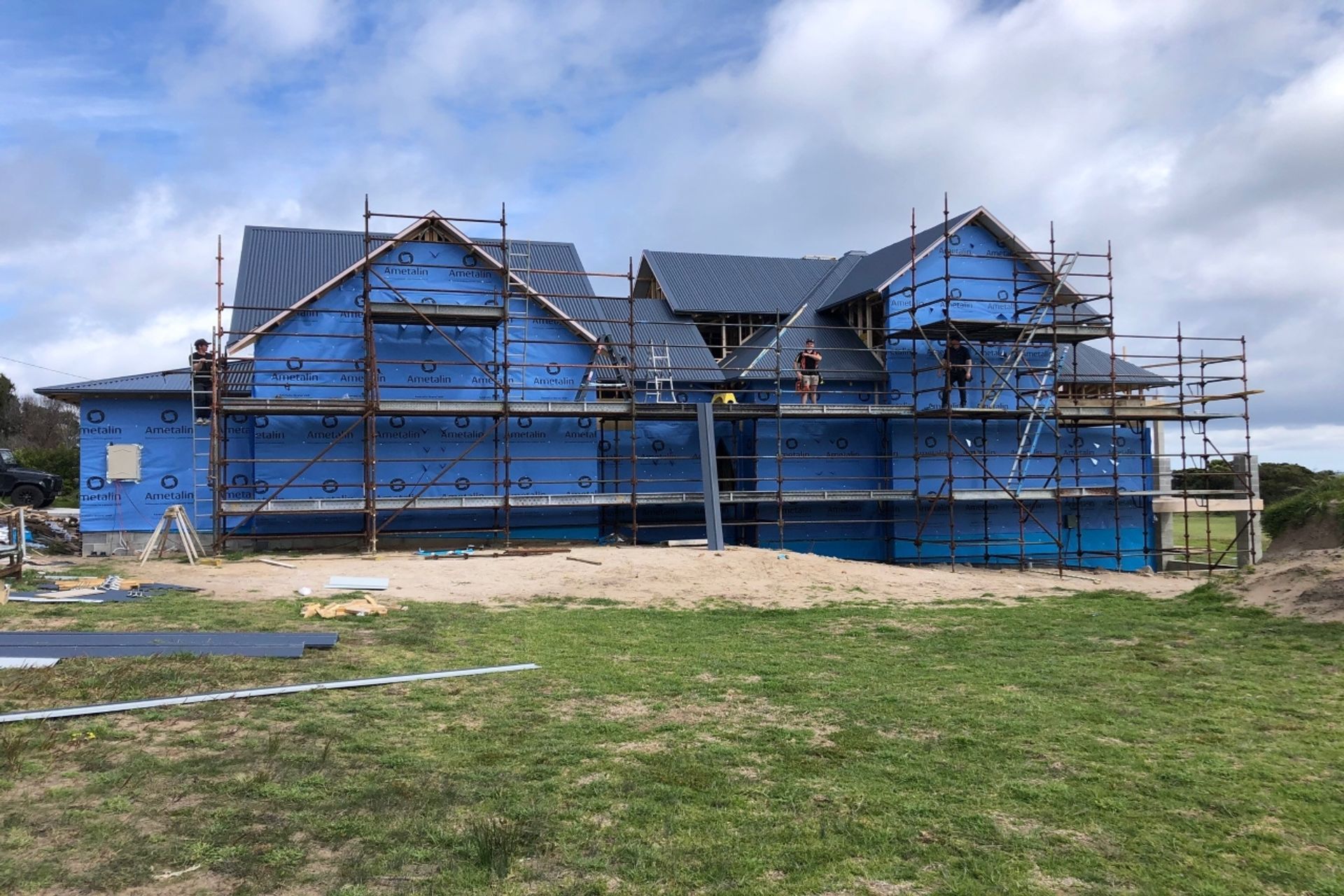 Building Wrapped. Photography: Hawksley Developments