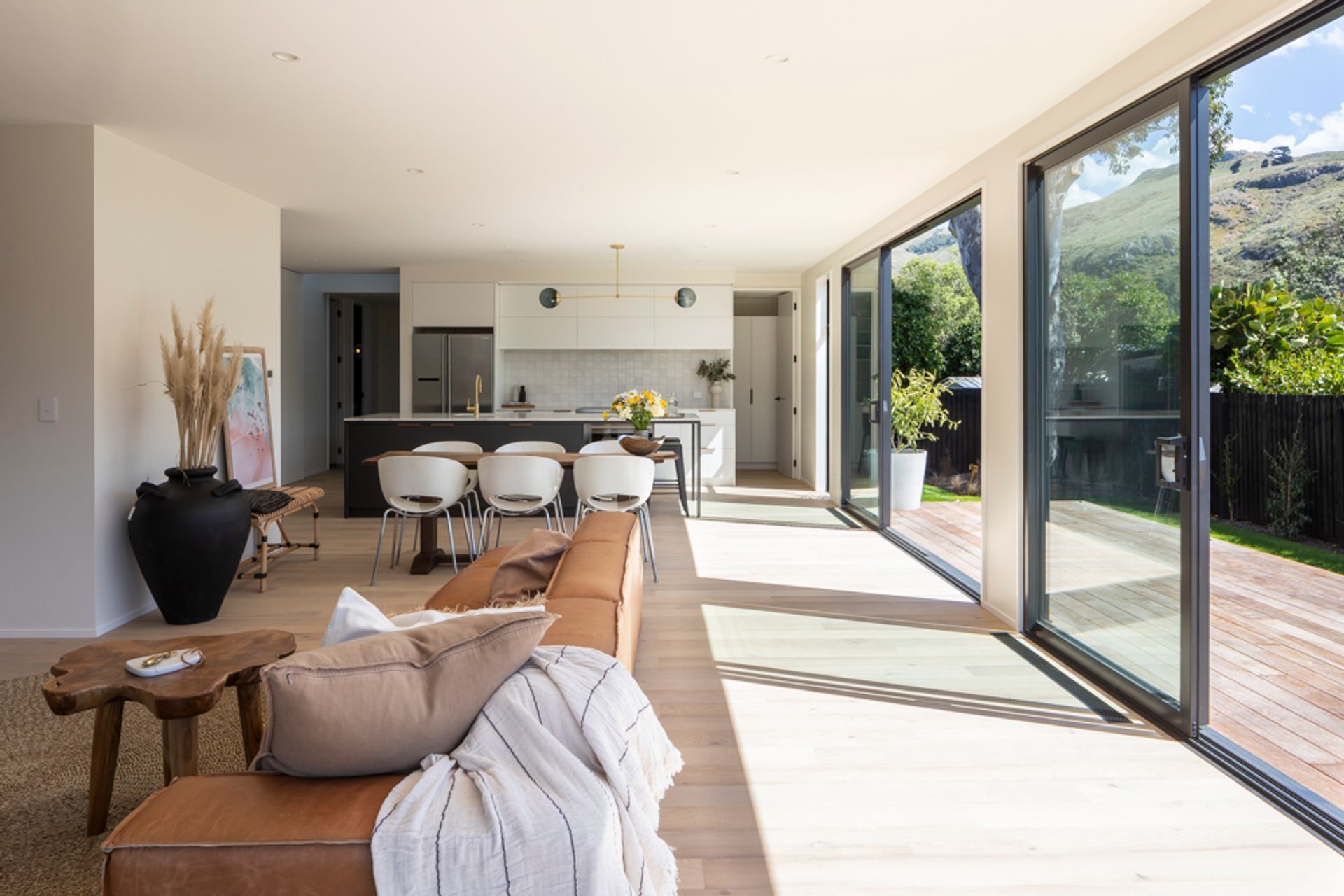 Kitchen by Dynamic Joinery and lighting by Douglas and Bec