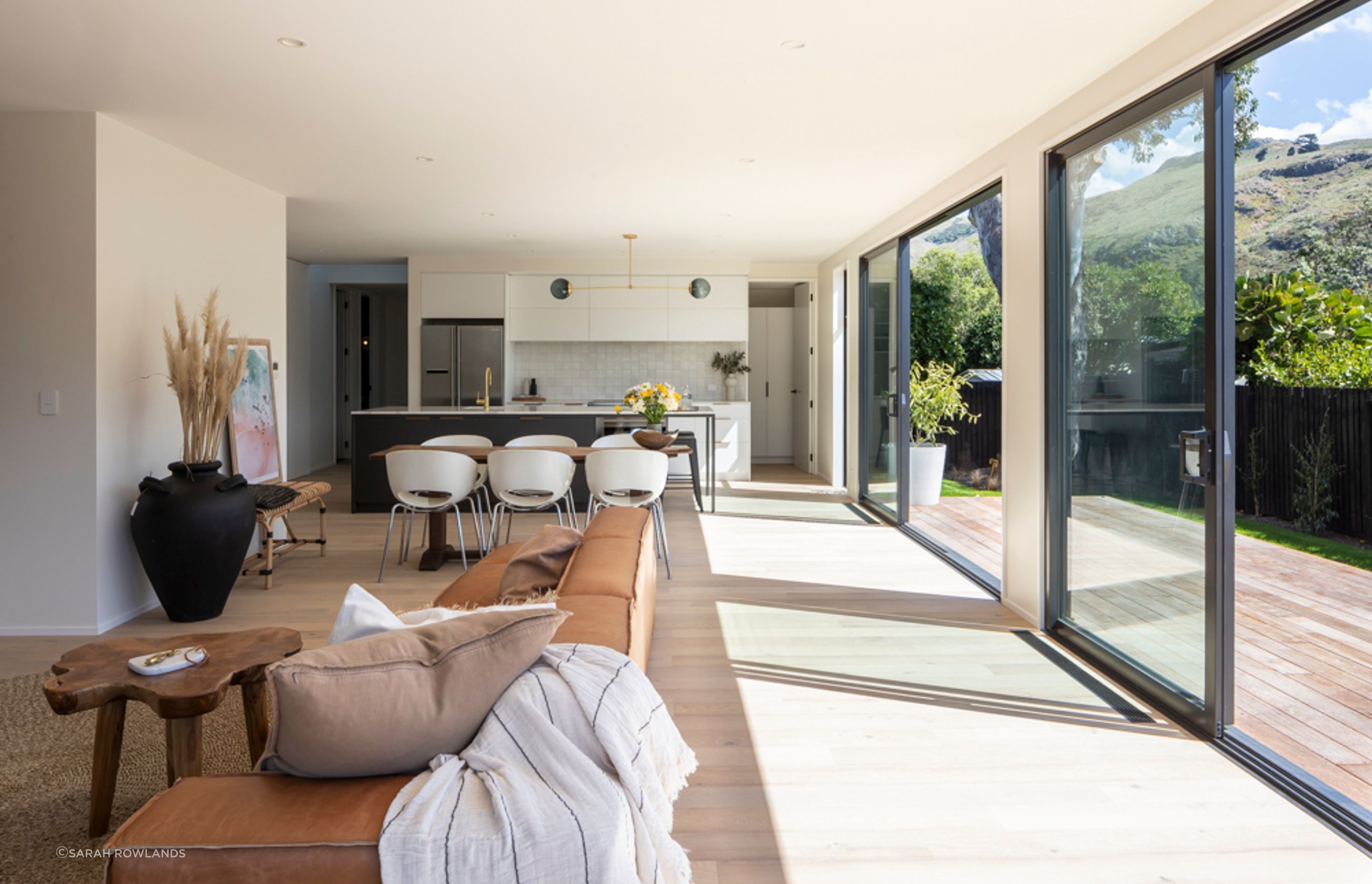 Kitchen by Dynamic Joinery and lighting by Douglas and Bec