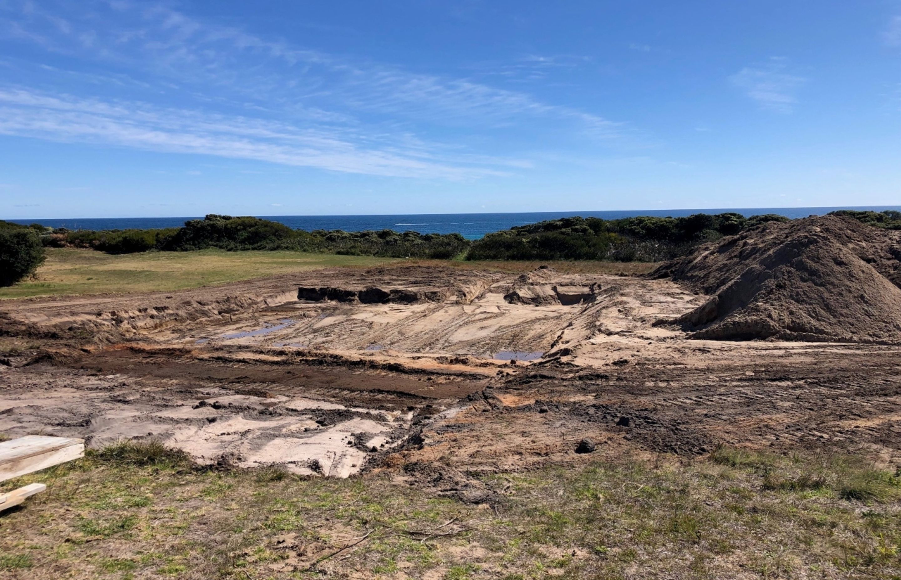 Building Pad Preparation. Photography: Hawksley Developments