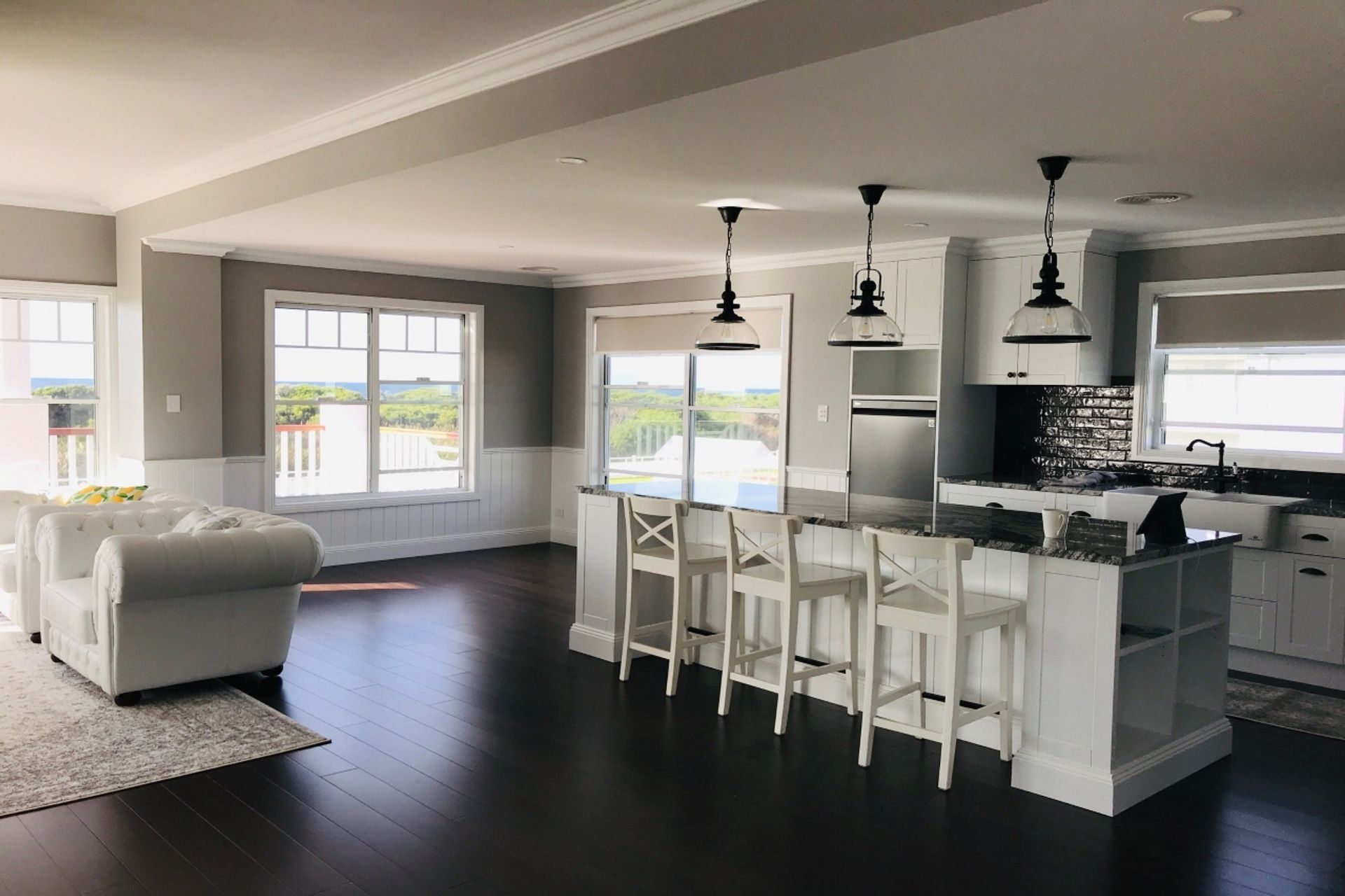 Kitchen and Family. Photography: Hawksley Developments