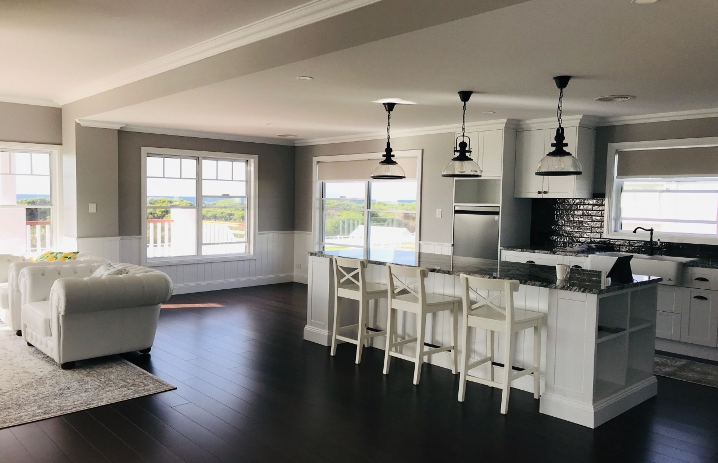 Kitchen and Family. Photography: Hawksley Developments