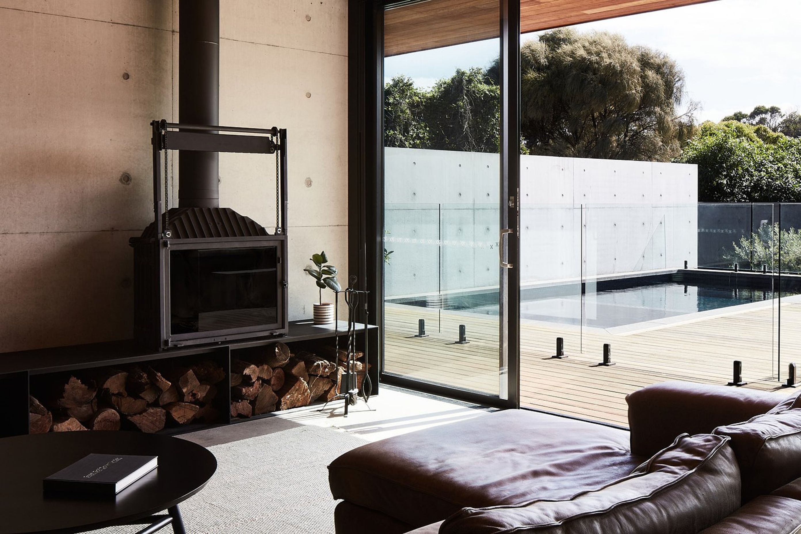 Concrete and Timber House, St Andrews Beach