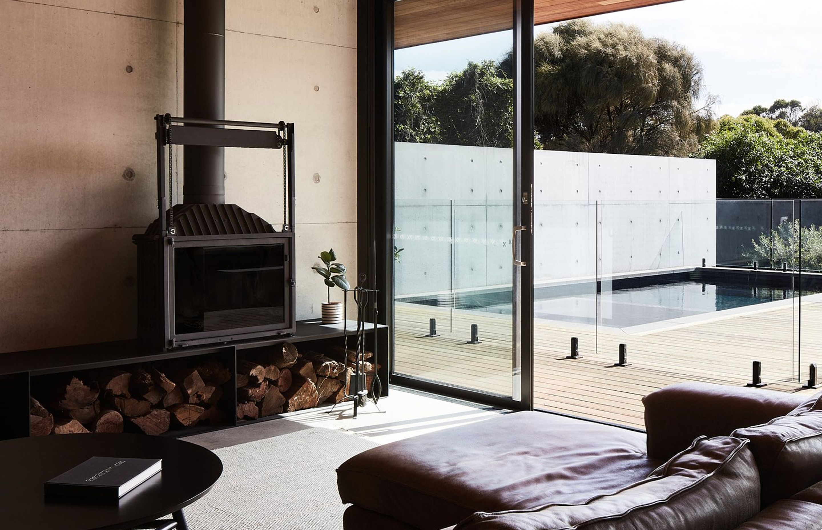 Concrete and Timber House, St Andrews Beach