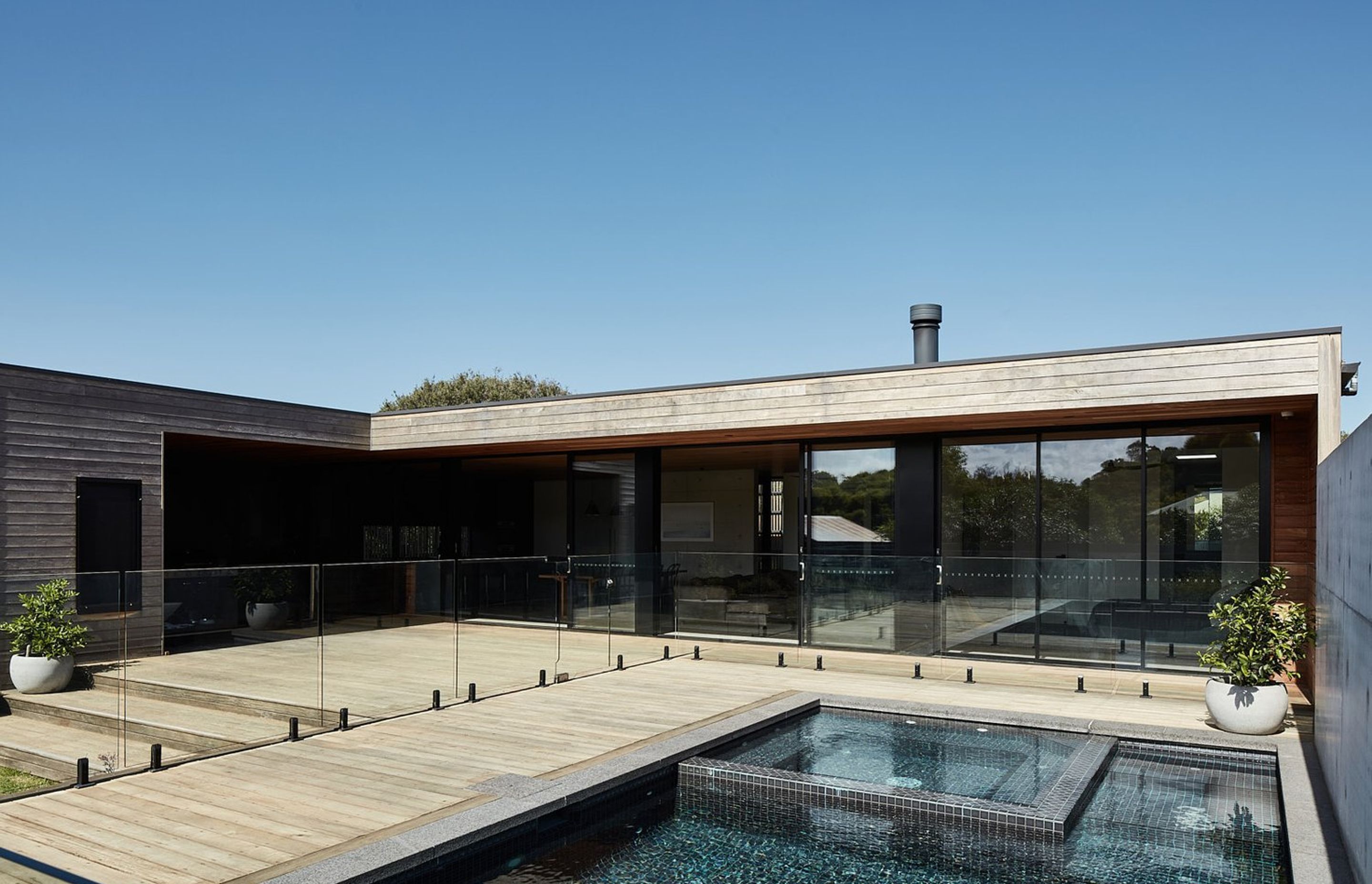 Concrete and Timber House, St Andrews Beach