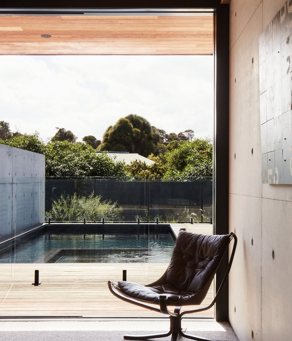 Concrete and Timber House, St Andrews Beach