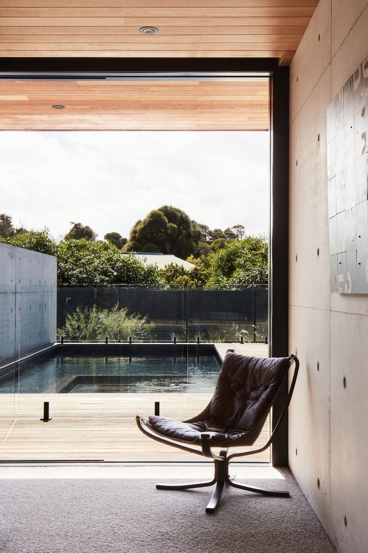 Concrete and Timber House, St Andrews Beach