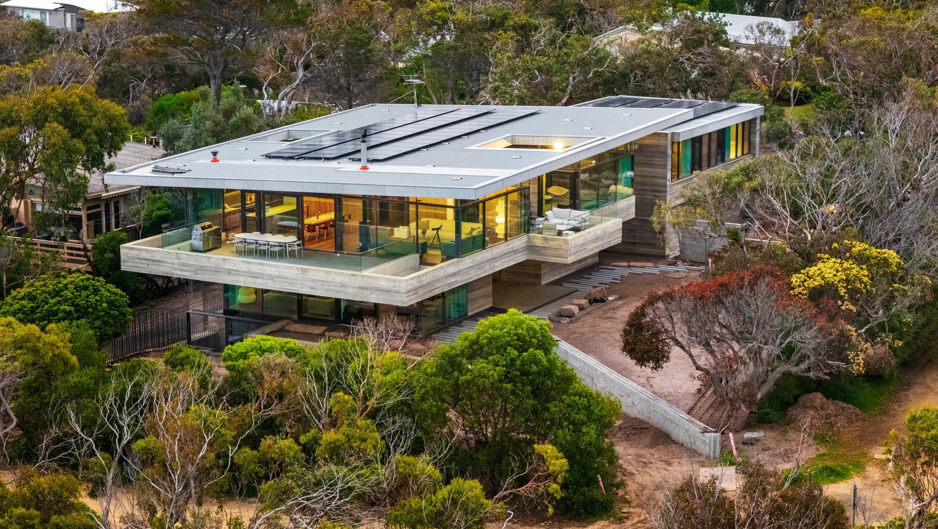 Cantilevered Coastal Home banner