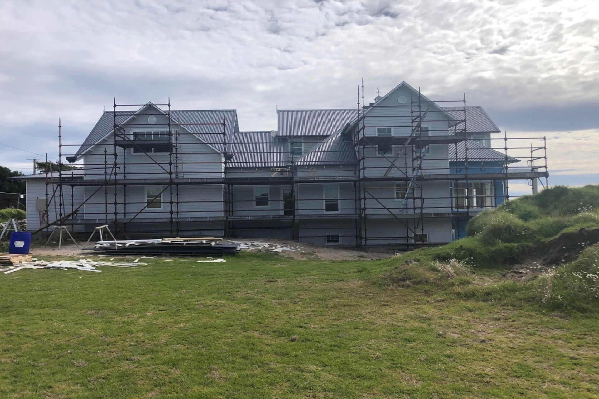 External Painting Near Completion. Photography: Hawksley Developments