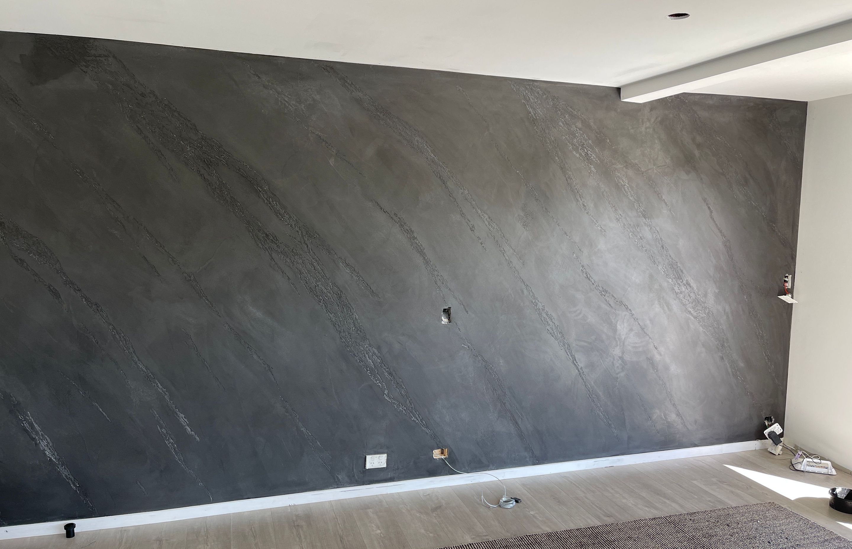 Resistone Microcement wall