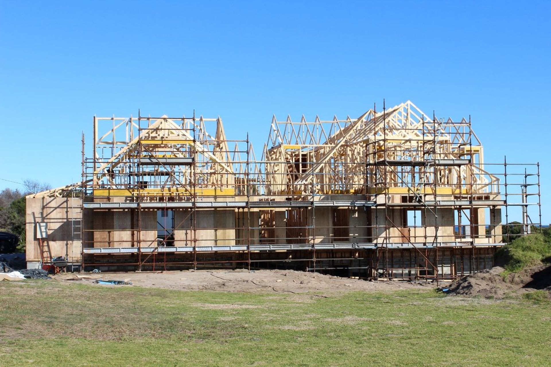 Framing. Photography: Hawksley Developments