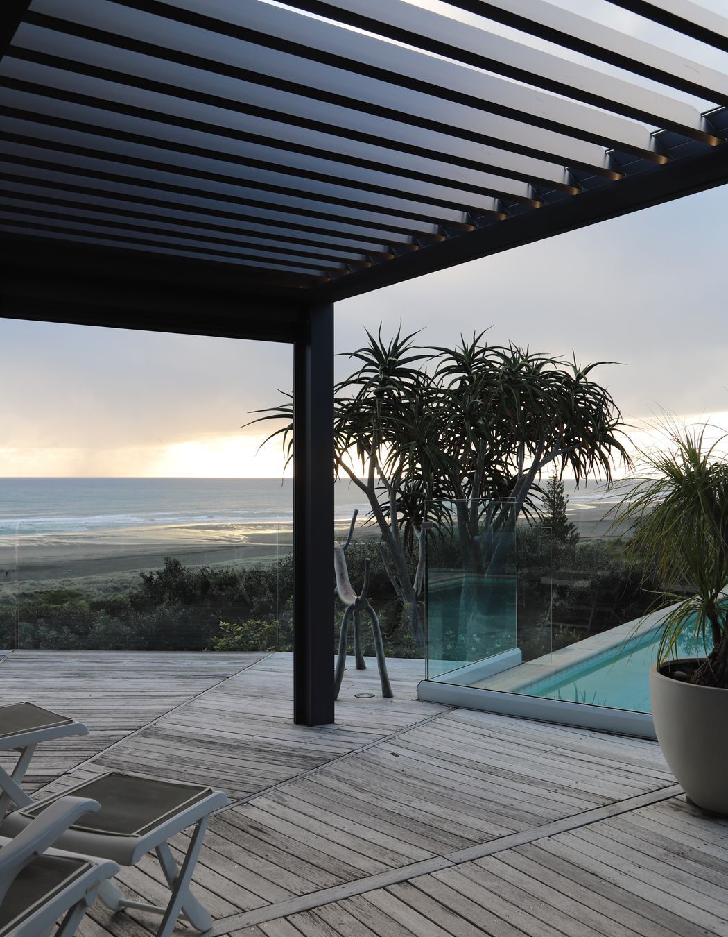 Sunset in Piha.