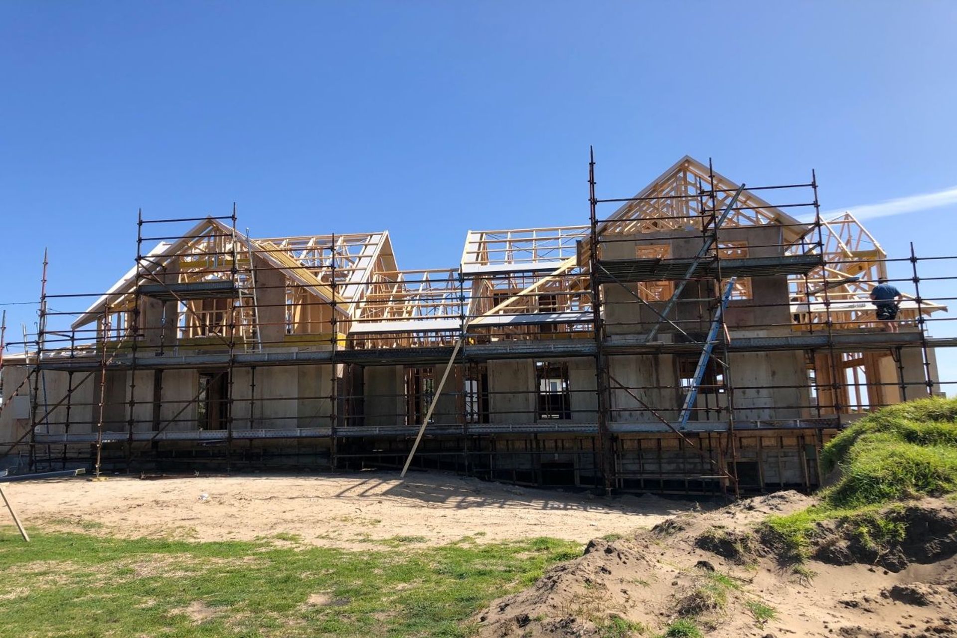 Ready for Roof. Photography: Hawksley Developments