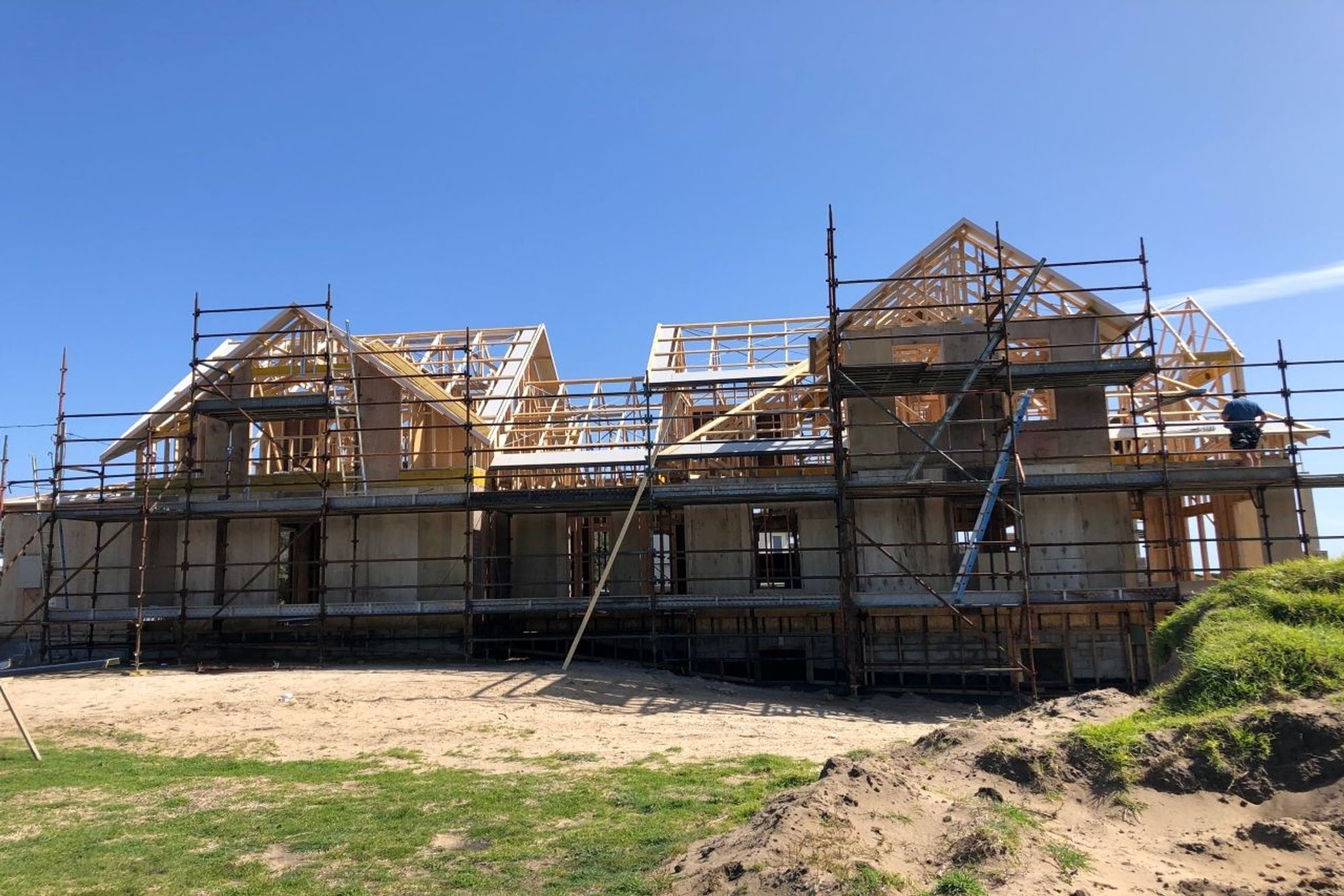 Ready for Roof. Photography: Hawksley Developments