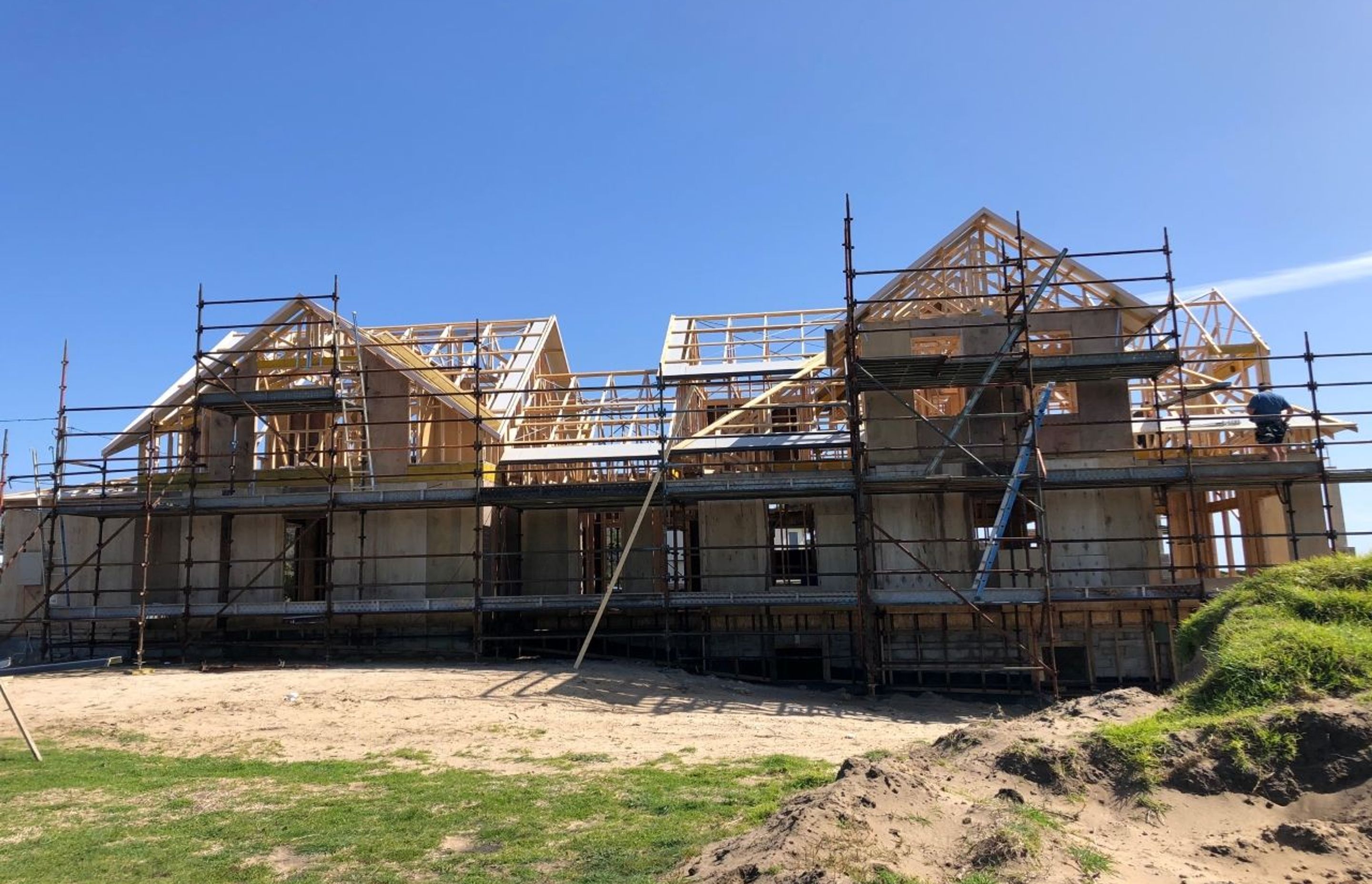 Ready for Roof. Photography: Hawksley Developments