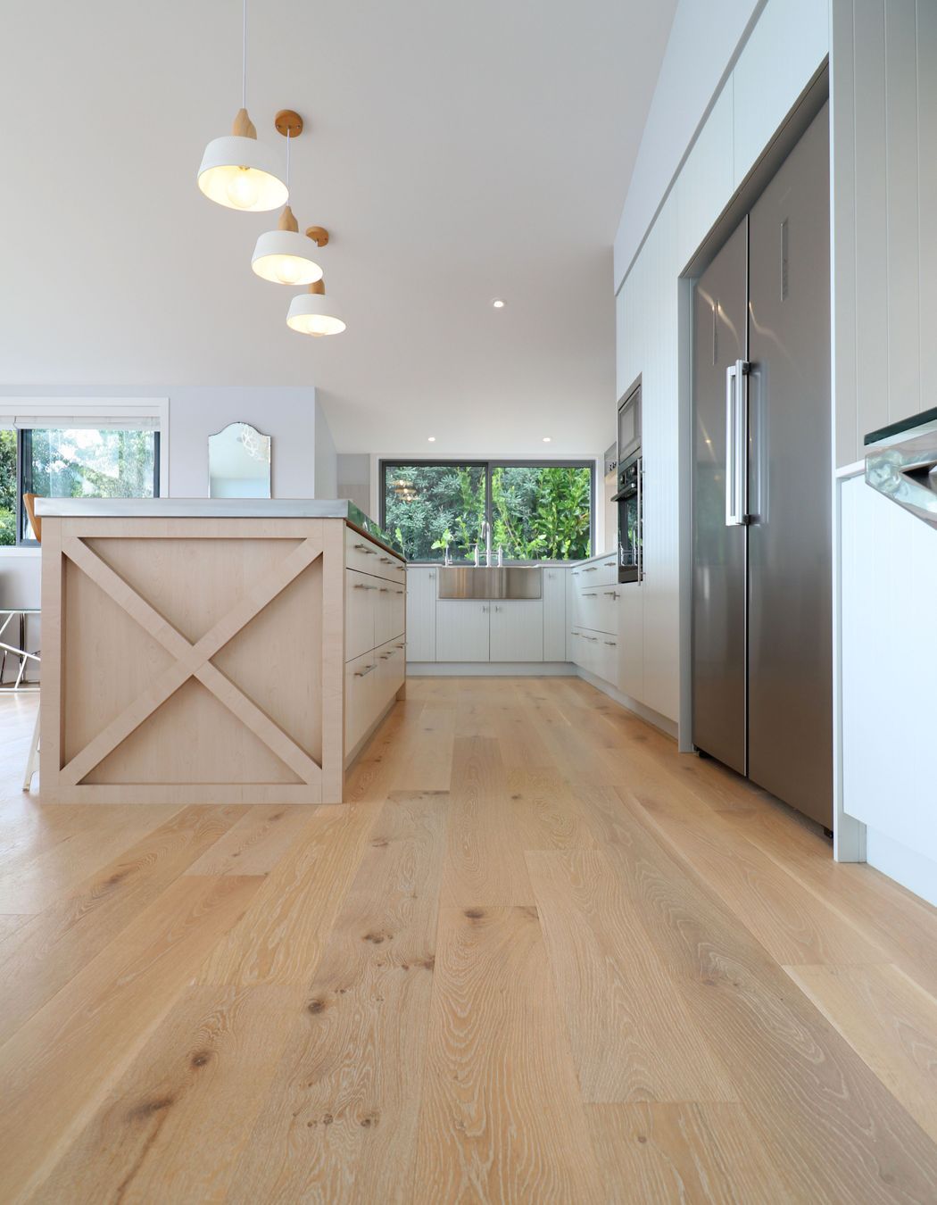 Coastal Style Kitchen with 'V' Groove and Ply Details