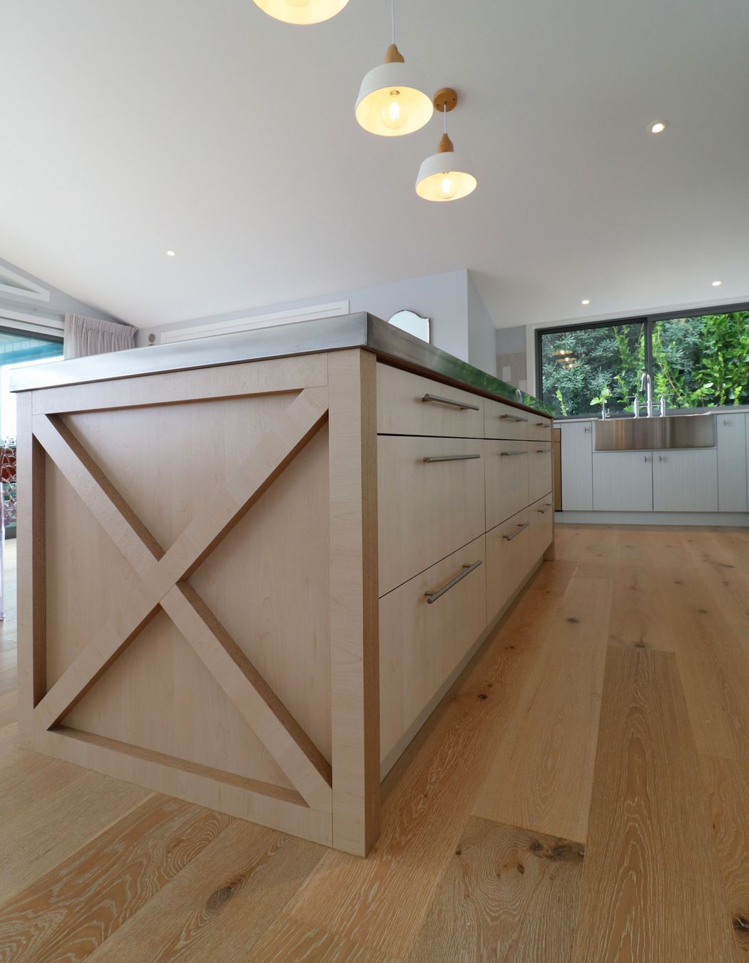Coastal Style Kitchen with 'V' Groove and Ply Details