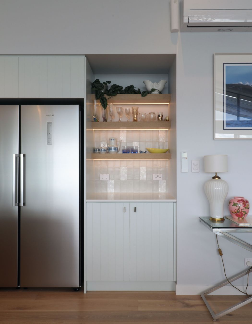 Coastal Style Kitchen with 'V' Groove and Ply Details