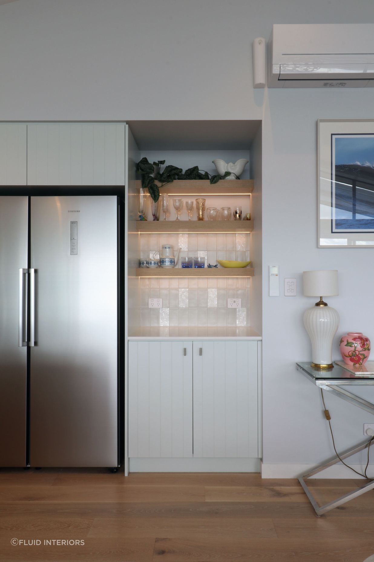 Coastal Style Kitchen with 'V' Groove and Ply Details