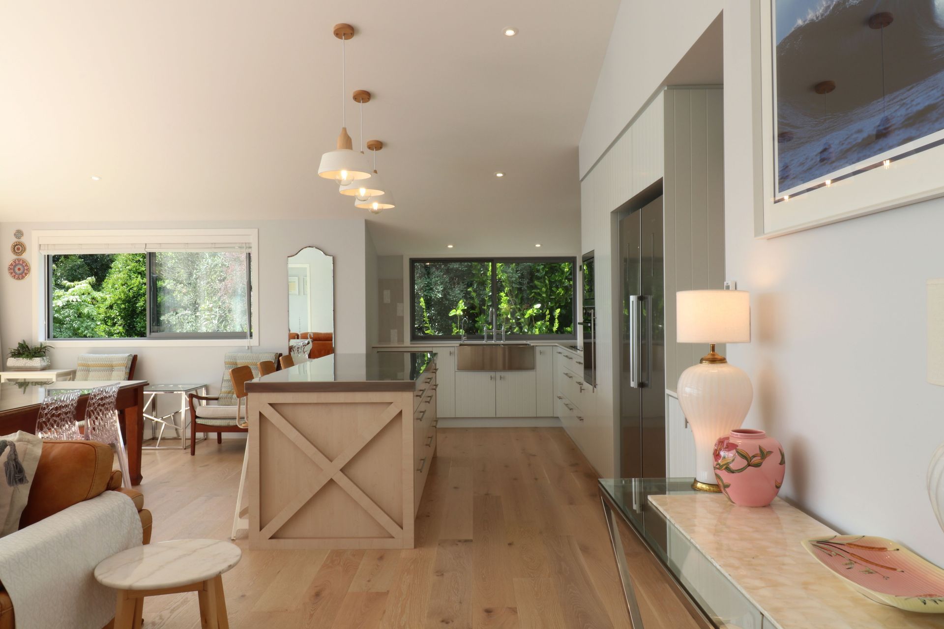 Coastal Style Kitchen with 'V' Groove and Ply Details