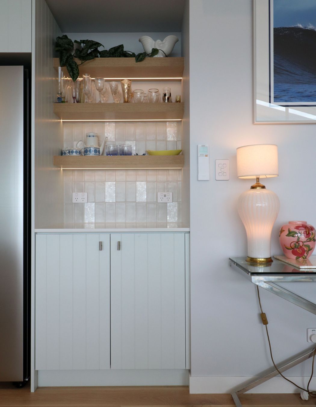 Coastal Style Kitchen with 'V' Groove and Ply Details