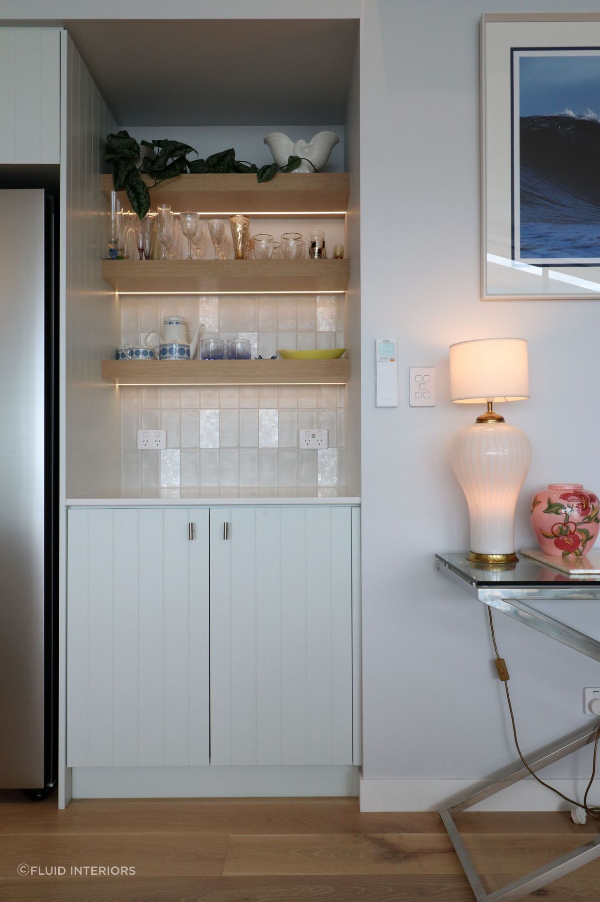 Coastal Style Kitchen with 'V' Groove and Ply Details