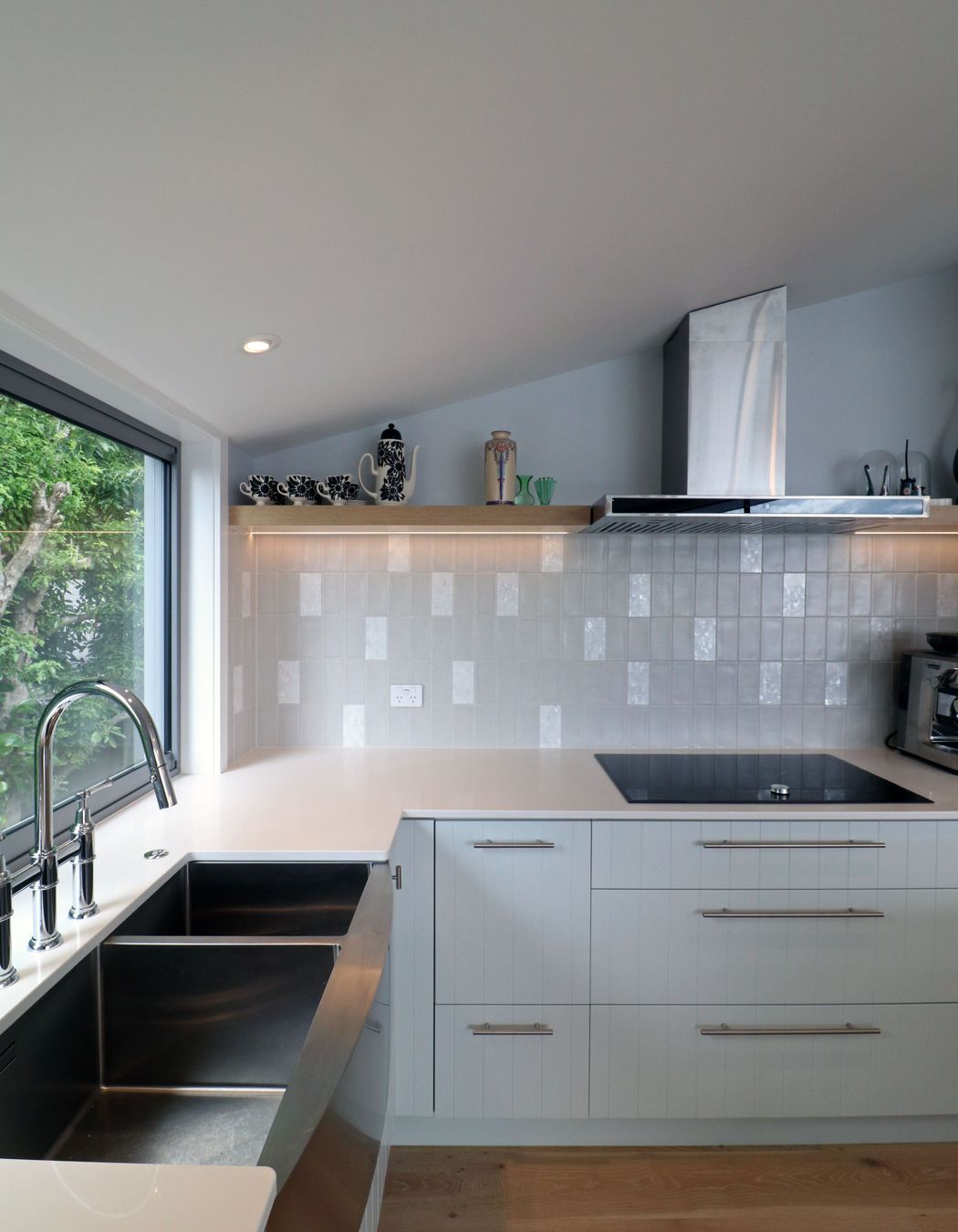 Coastal Style Kitchen with 'V' Groove and Ply Details