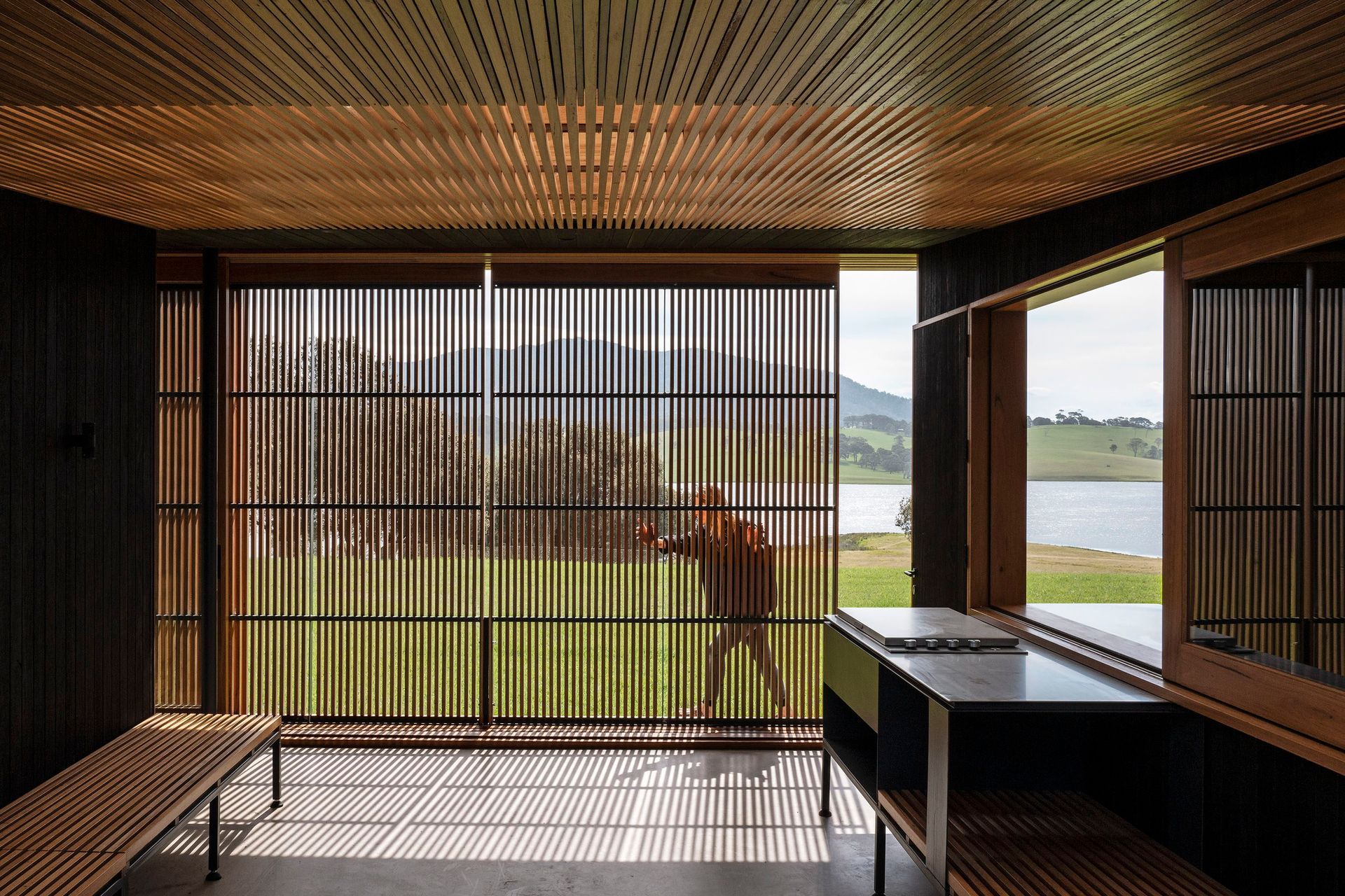 Wood panelling and natural light combine to create a warm and inviting atmosphere; the perfect blend of serenity and style