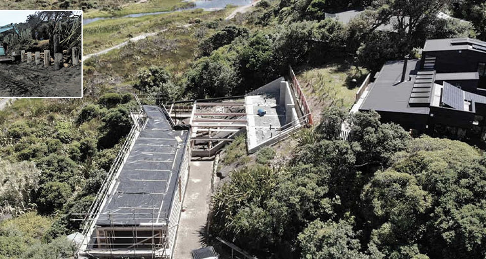 Karekare Beach Residence, Sand Dune Stabilisation banner