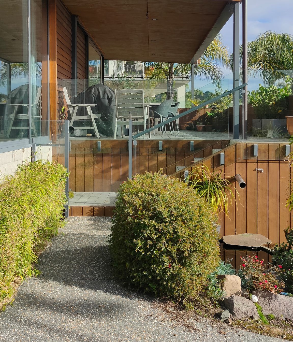 Front deck