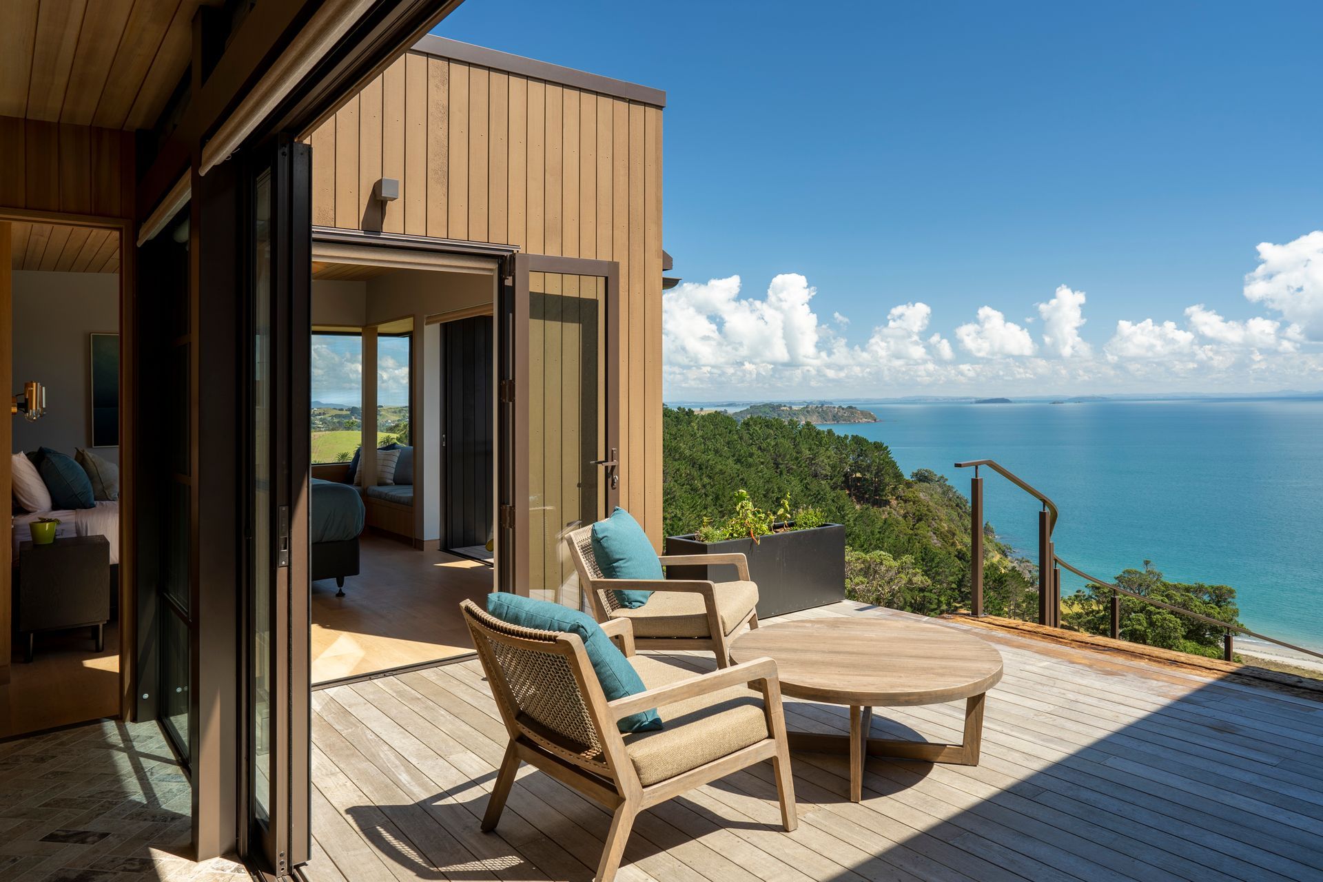 The lines between indoor and outdoor living are blurred.