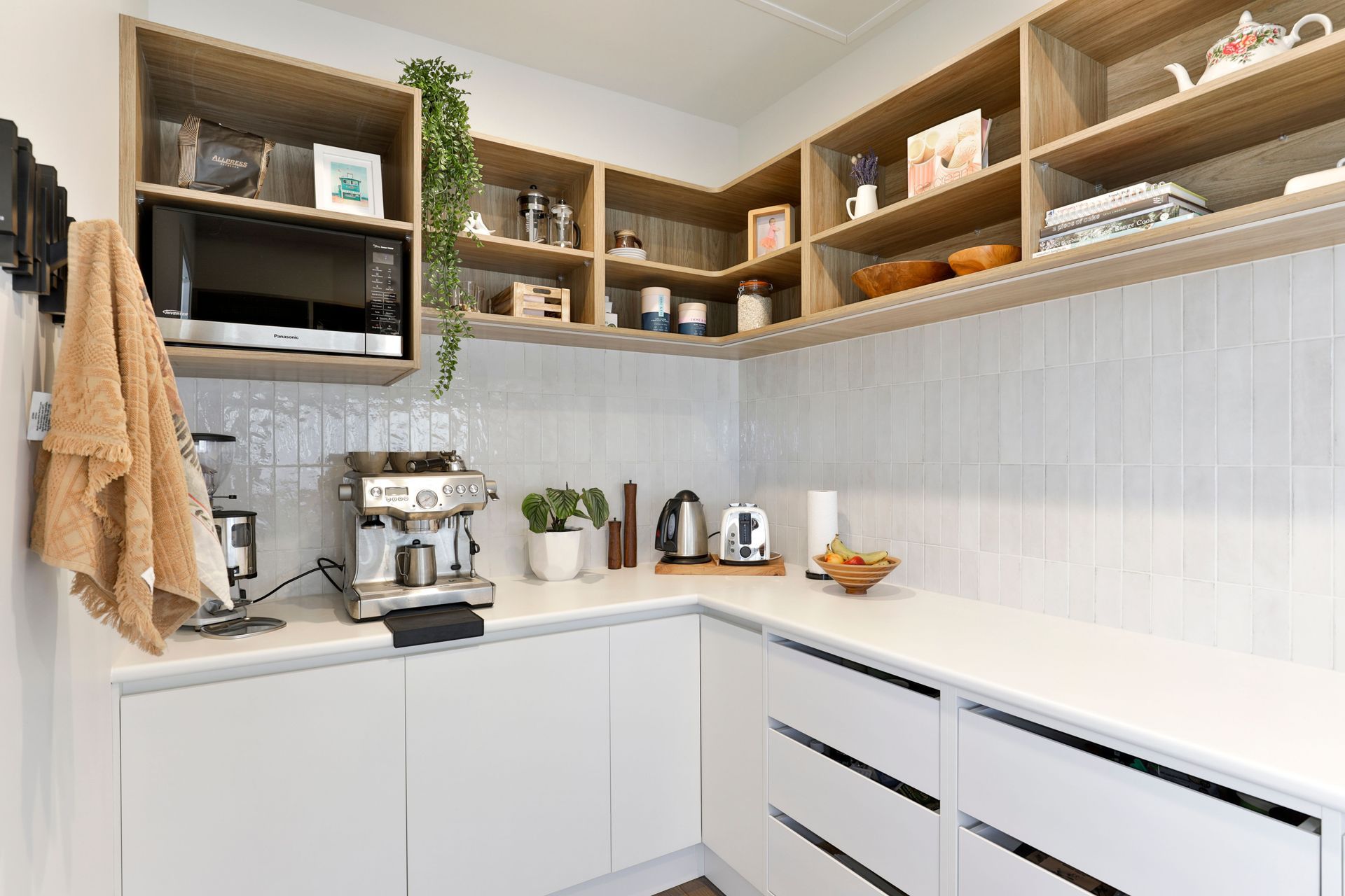 Scullery: Tribeca Gypsum White 60x246mm