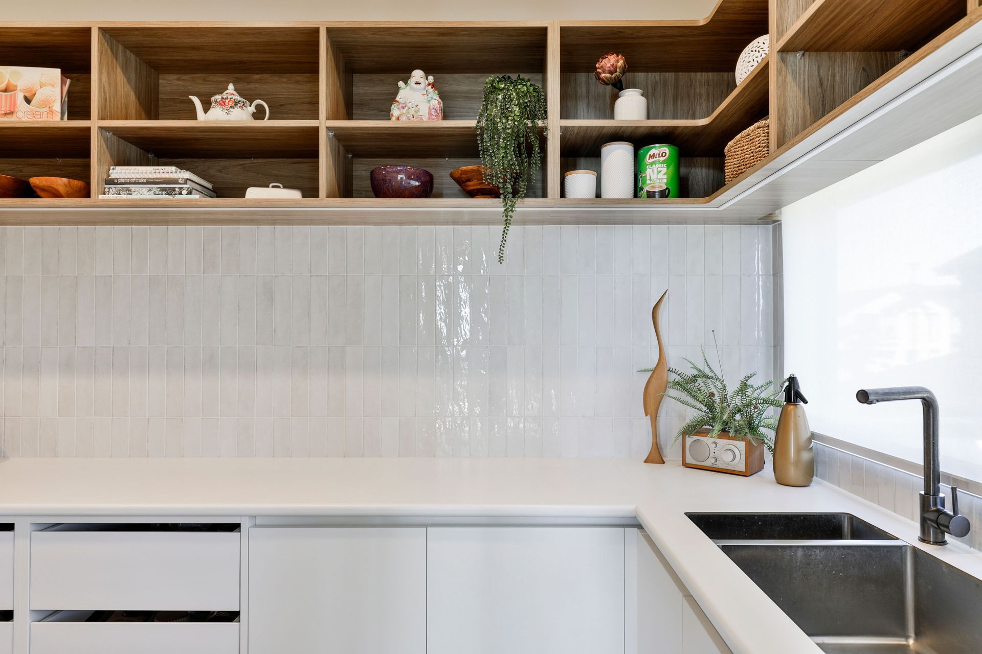 Scullery: Tribeca Gypsum White 60x246mm