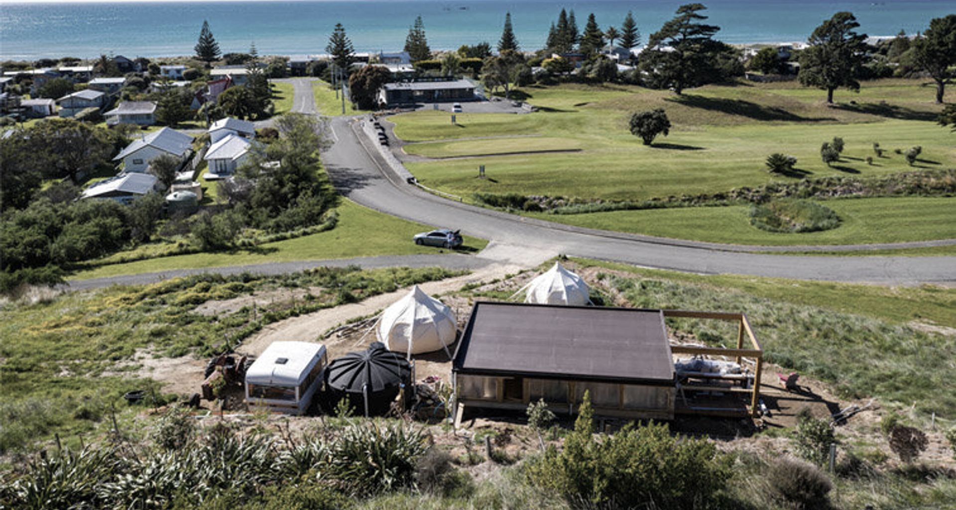 Otaraia Road Beach Shelter banner