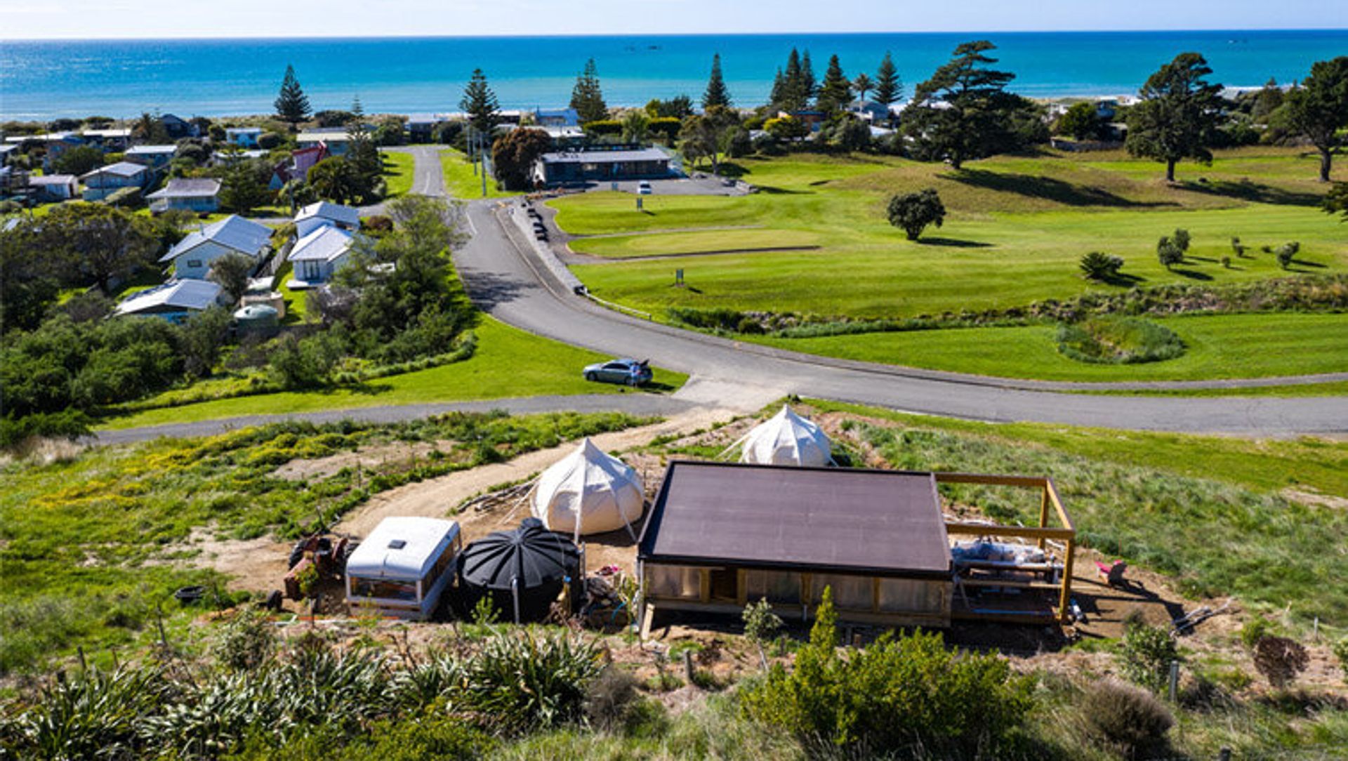 Otaraia Road Beach Shelter banner