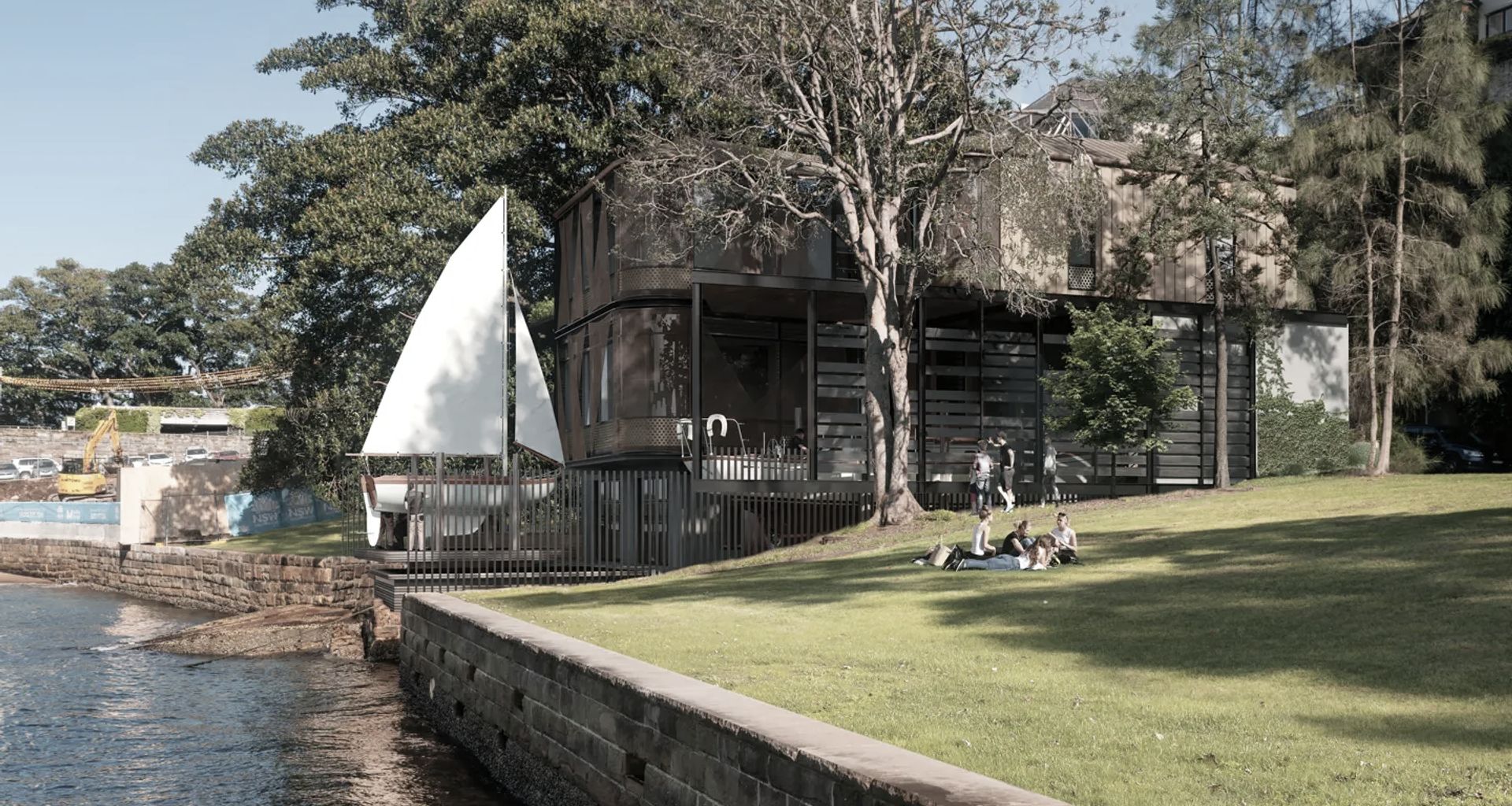 McMahons Point Boat Workshop and House banner