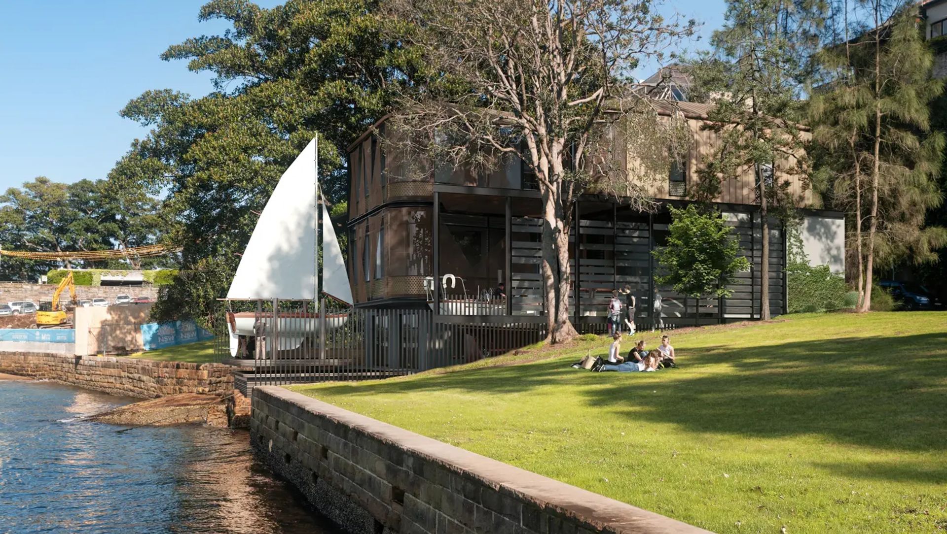 McMahons Point Boat Workshop and House banner