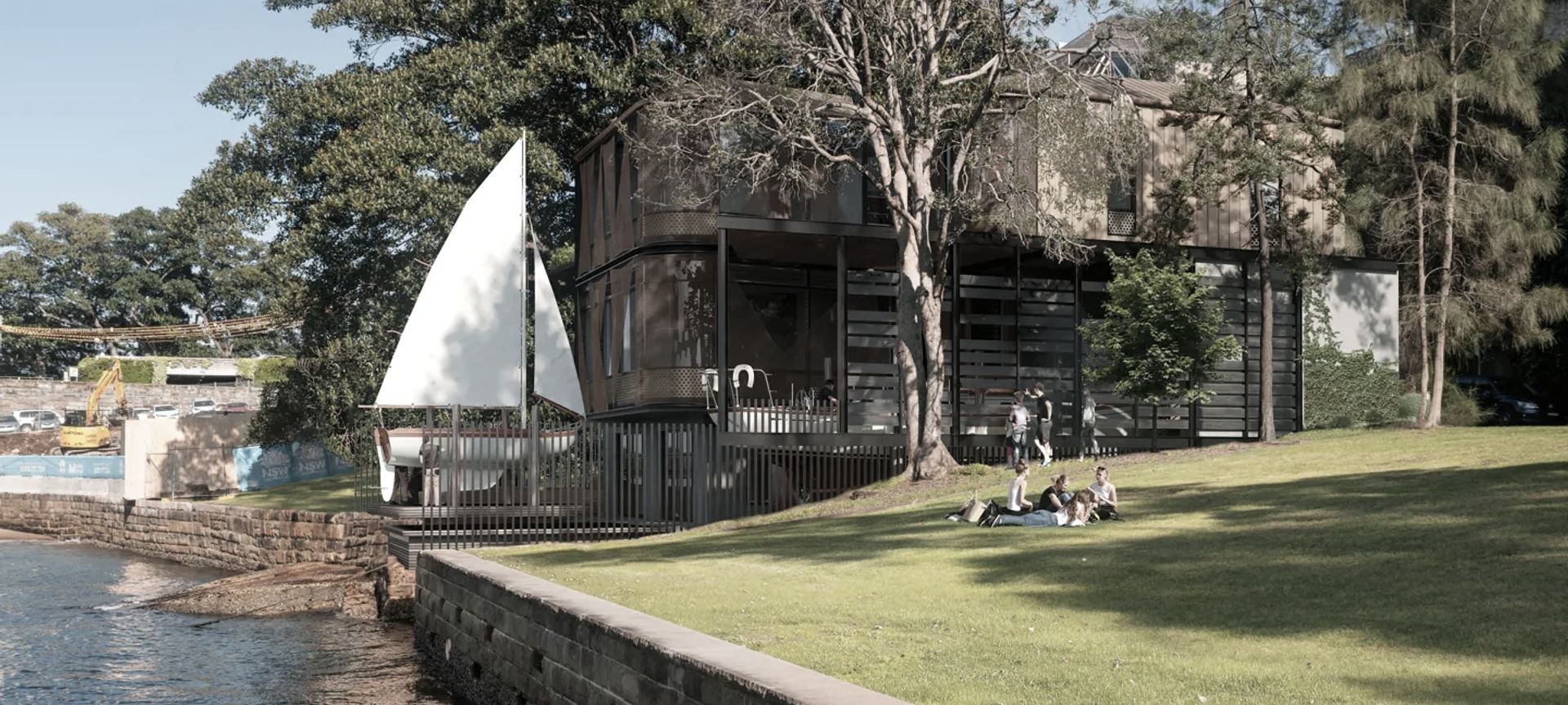 McMahons Point Boat Workshop and House banner