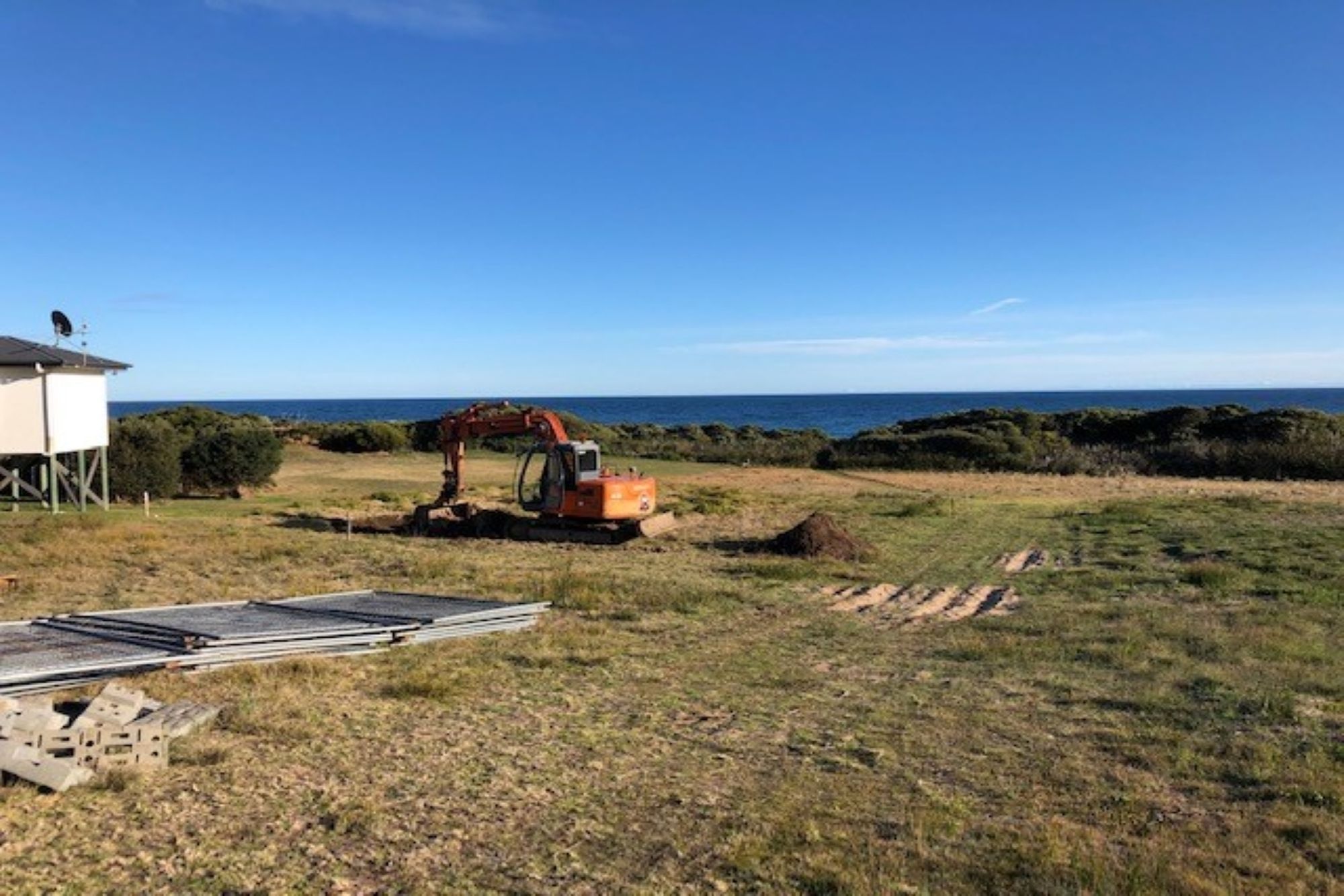 Land Surveyed. Photography: Hawksley Developments