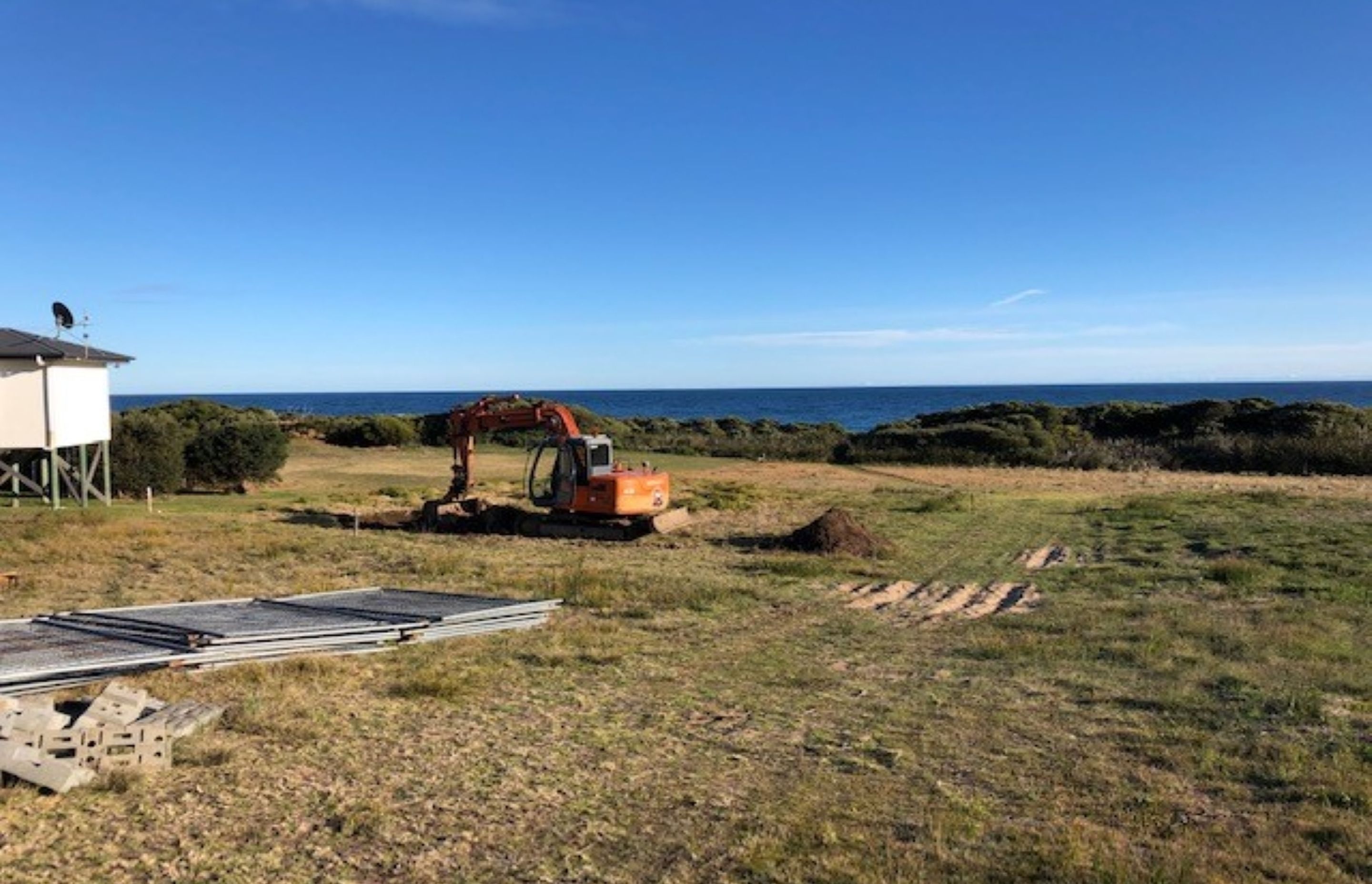 Land Surveyed. Photography: Hawksley Developments
