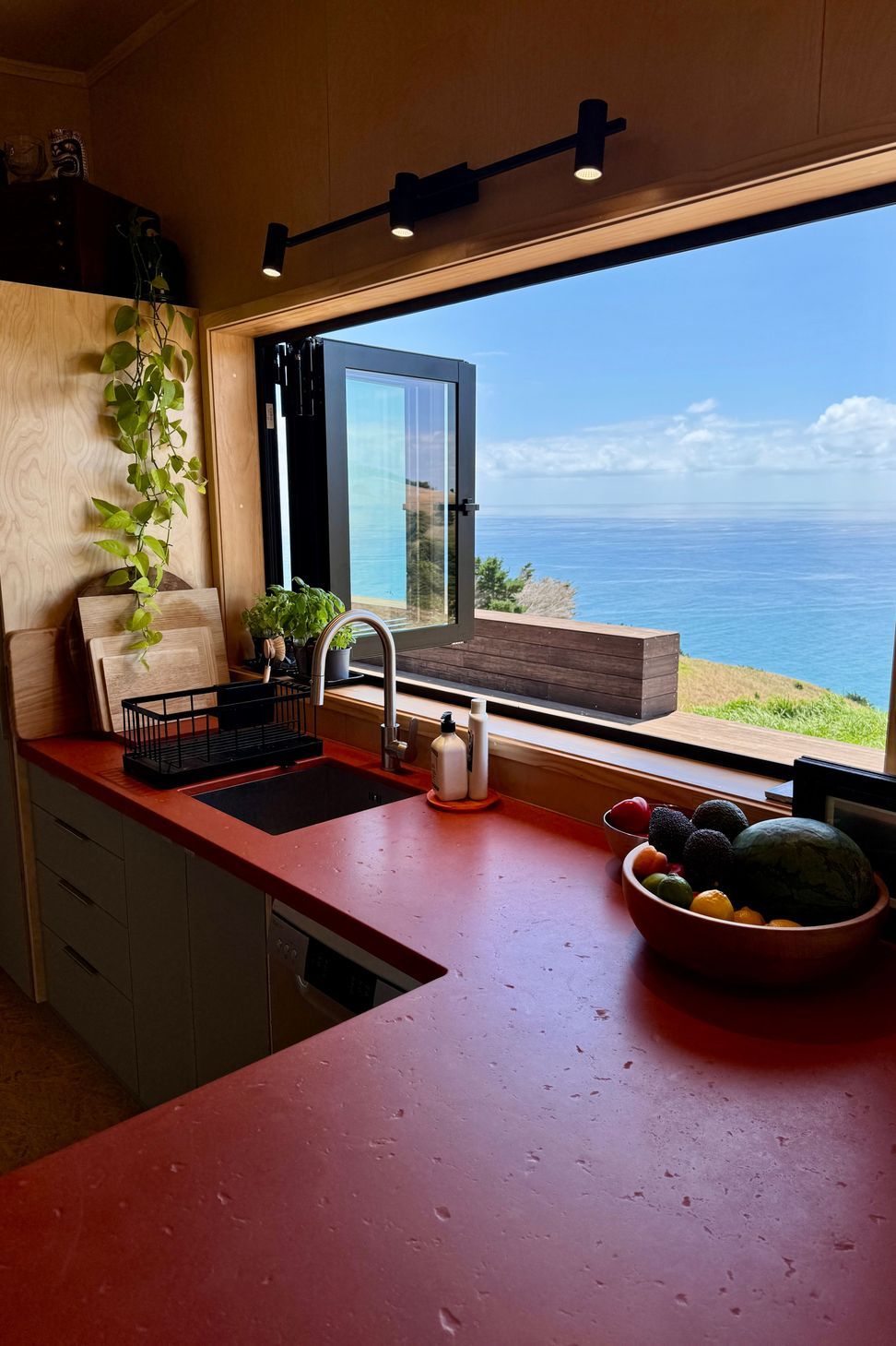 Bifold kitchen window perfect for dining alfresco
