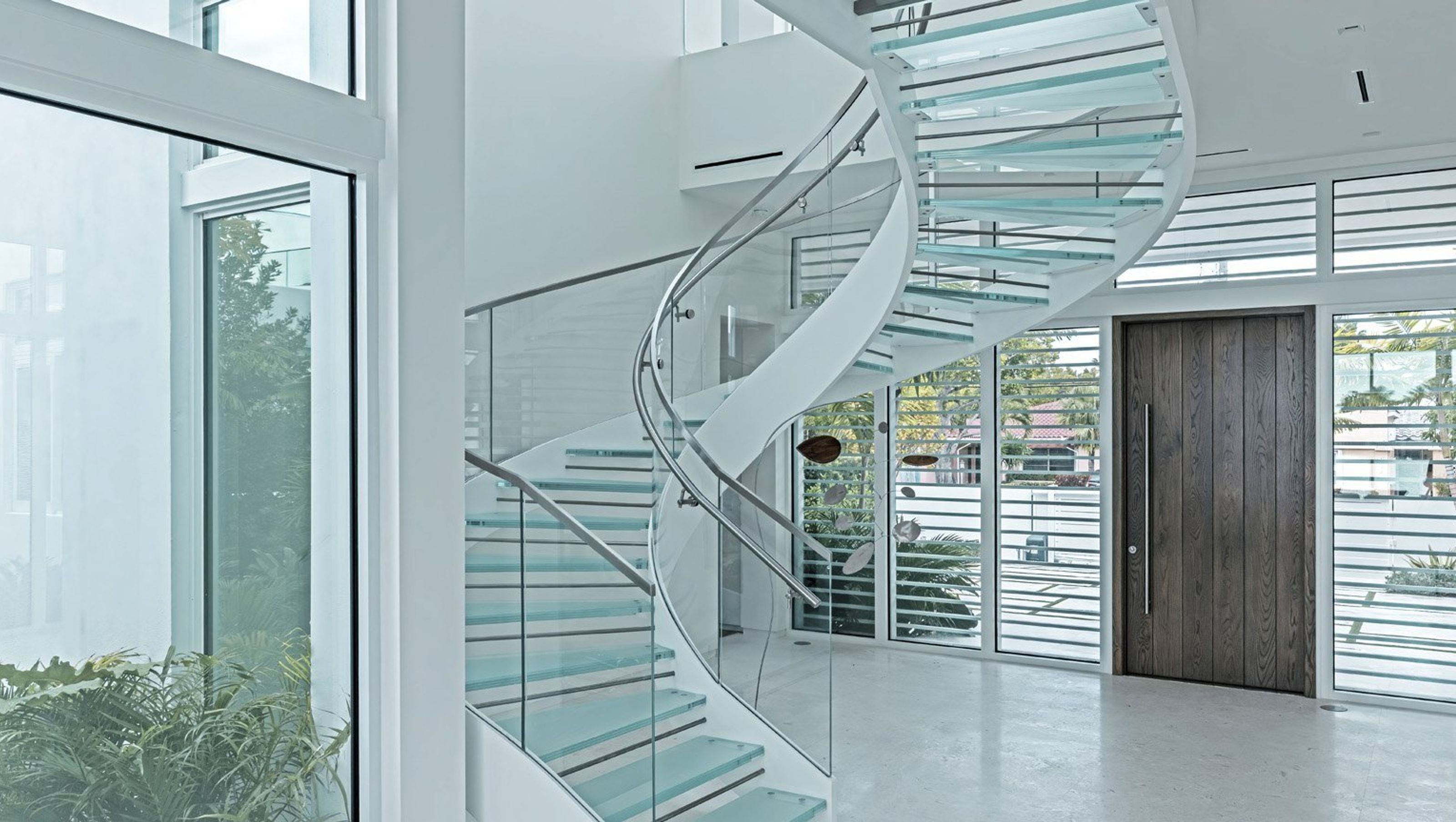 Circular Glass Stair