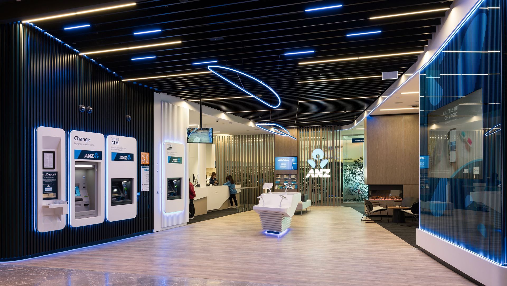 ANZ Eclipse Aluminium Baffle and Gridlux banner