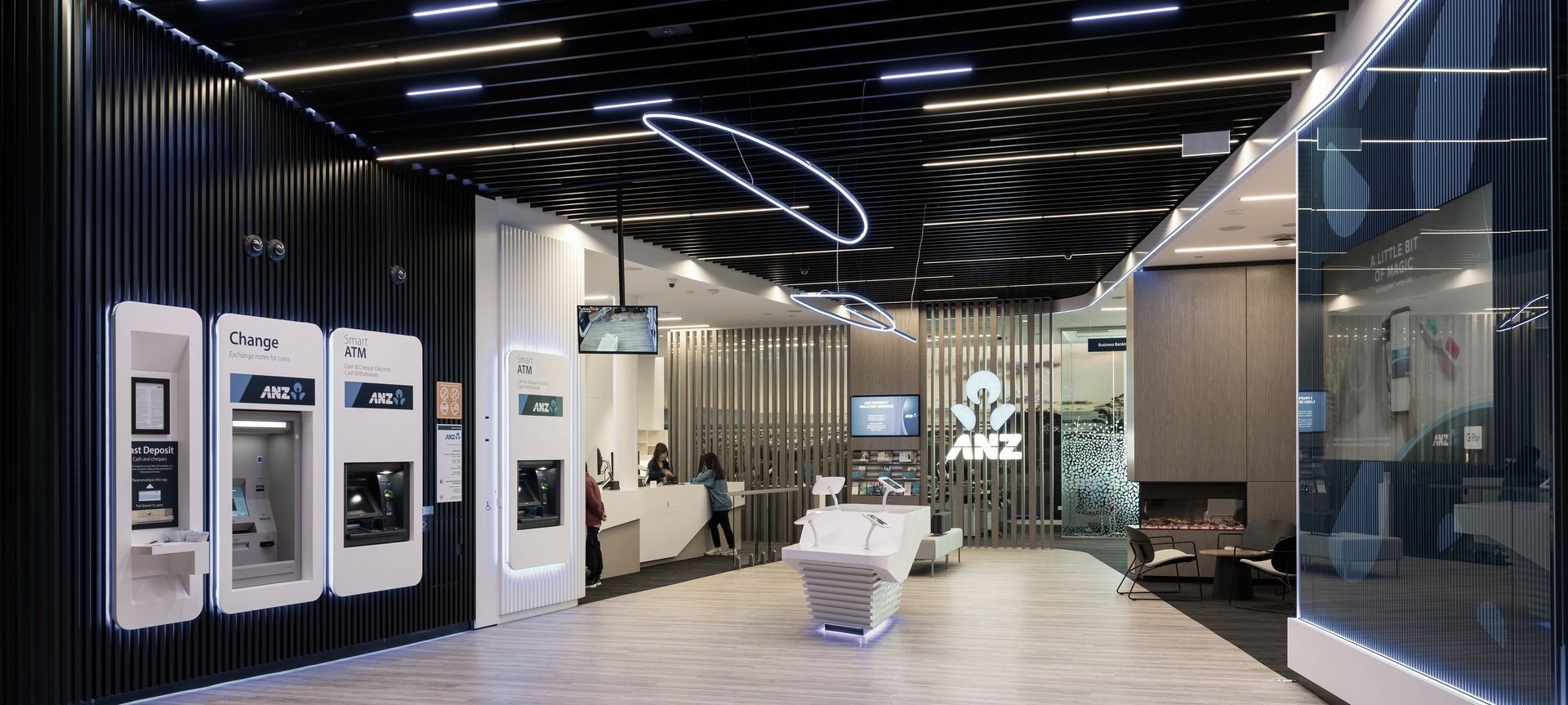 ANZ Eclipse Aluminium Baffle and Gridlux banner