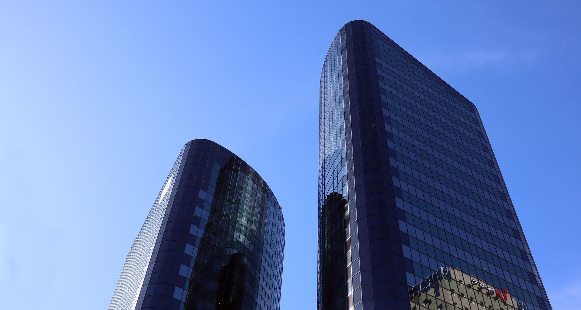 National Bank Towers banner