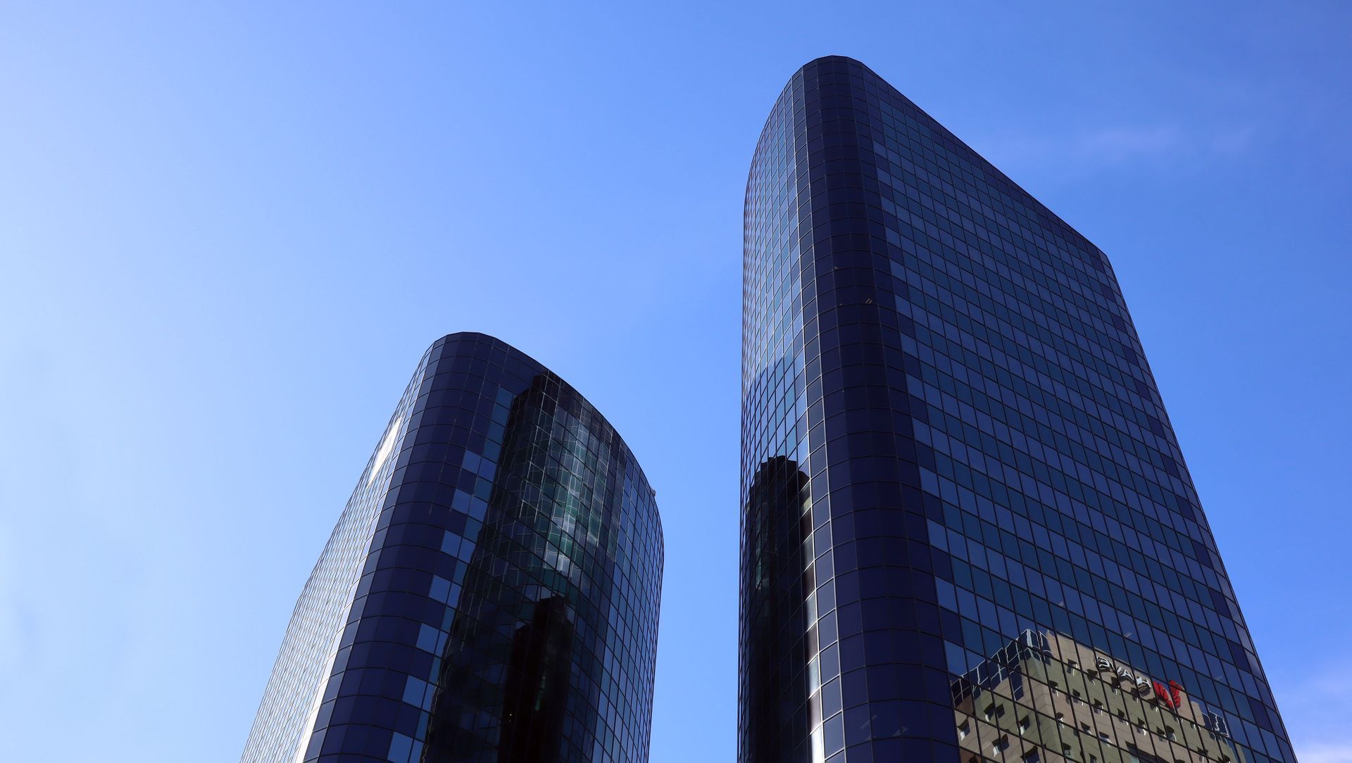 National Bank Towers banner