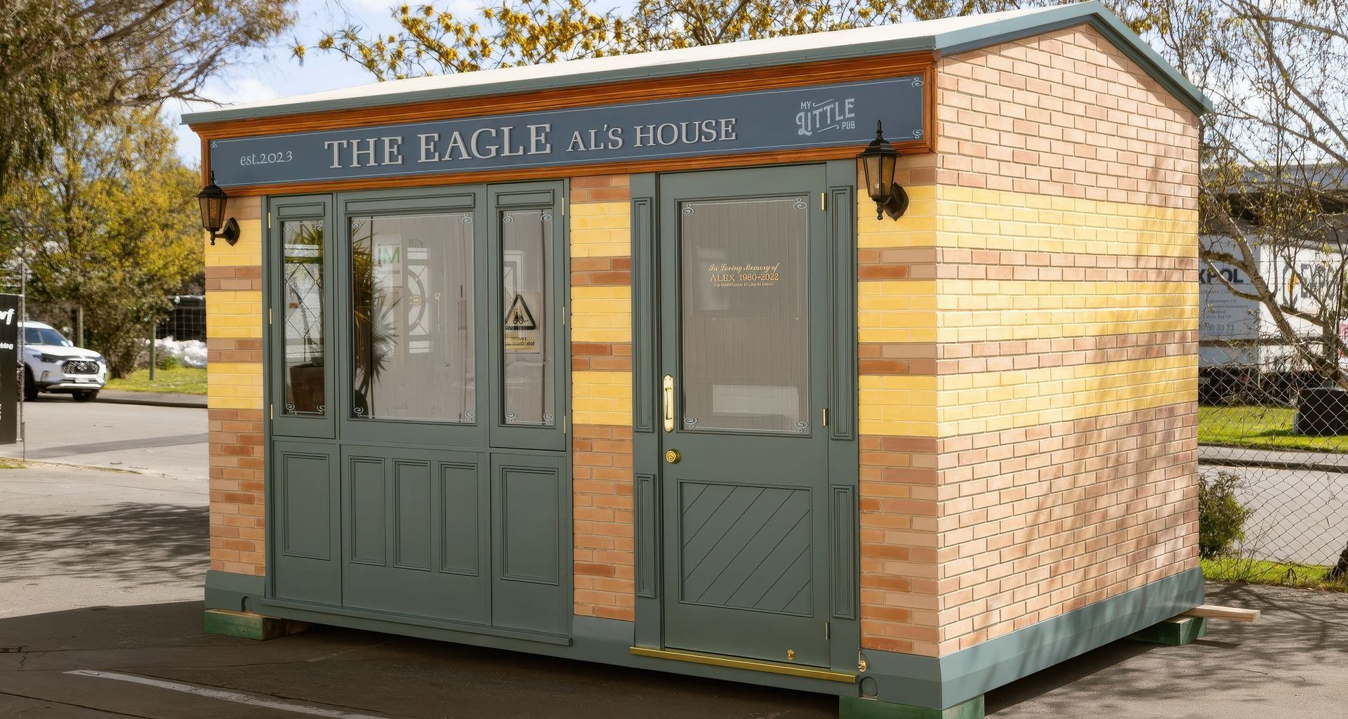 The Eagle, Al’s House banner